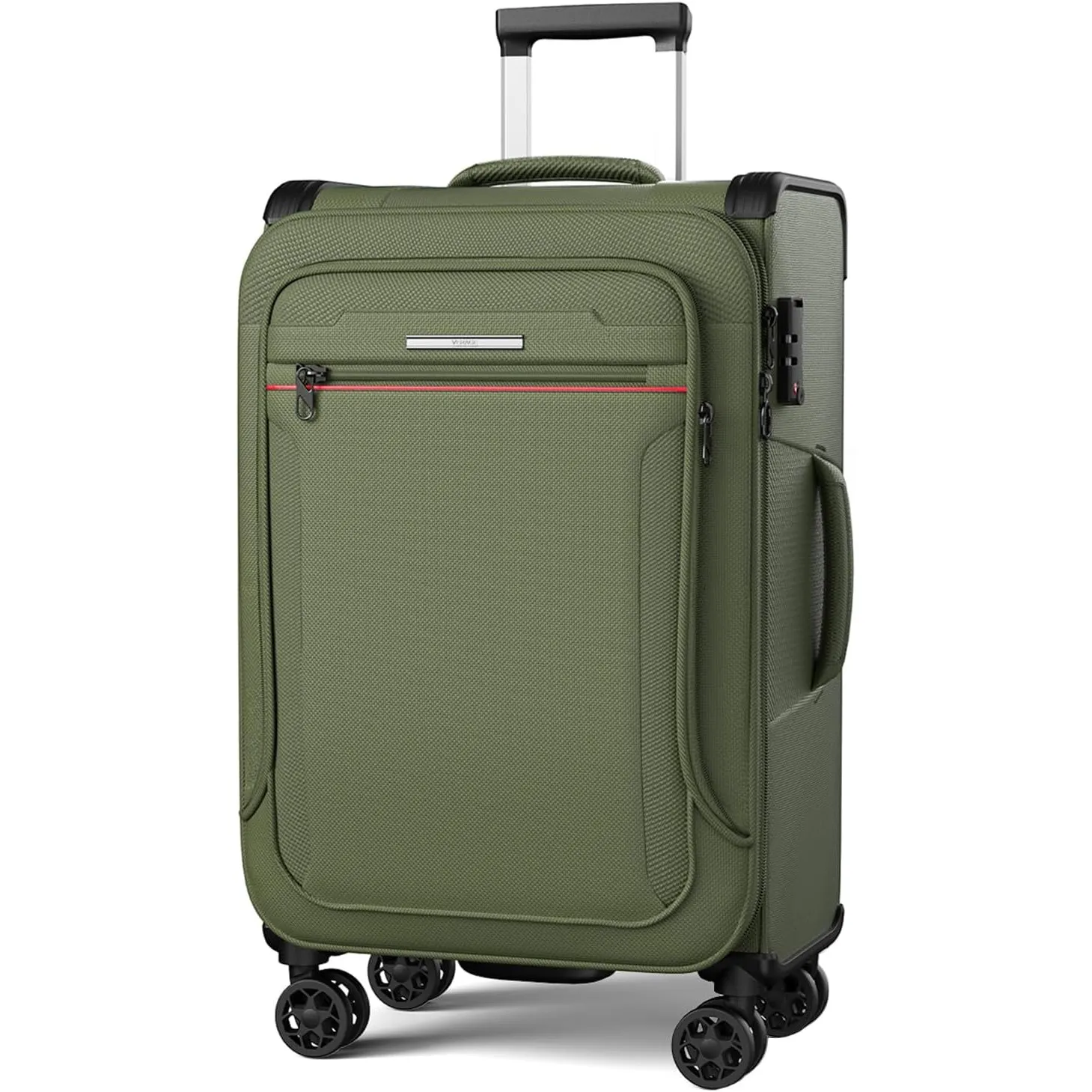 Weichschalenkoffer mittelgroß - Stoff Koffer erweiterbar 78 Liter