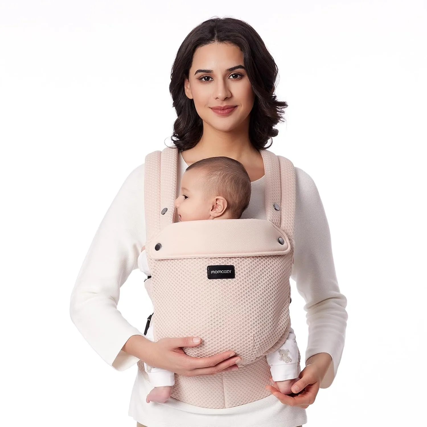 Momcozy Netz-Babytrage ab Geburt, Rosa