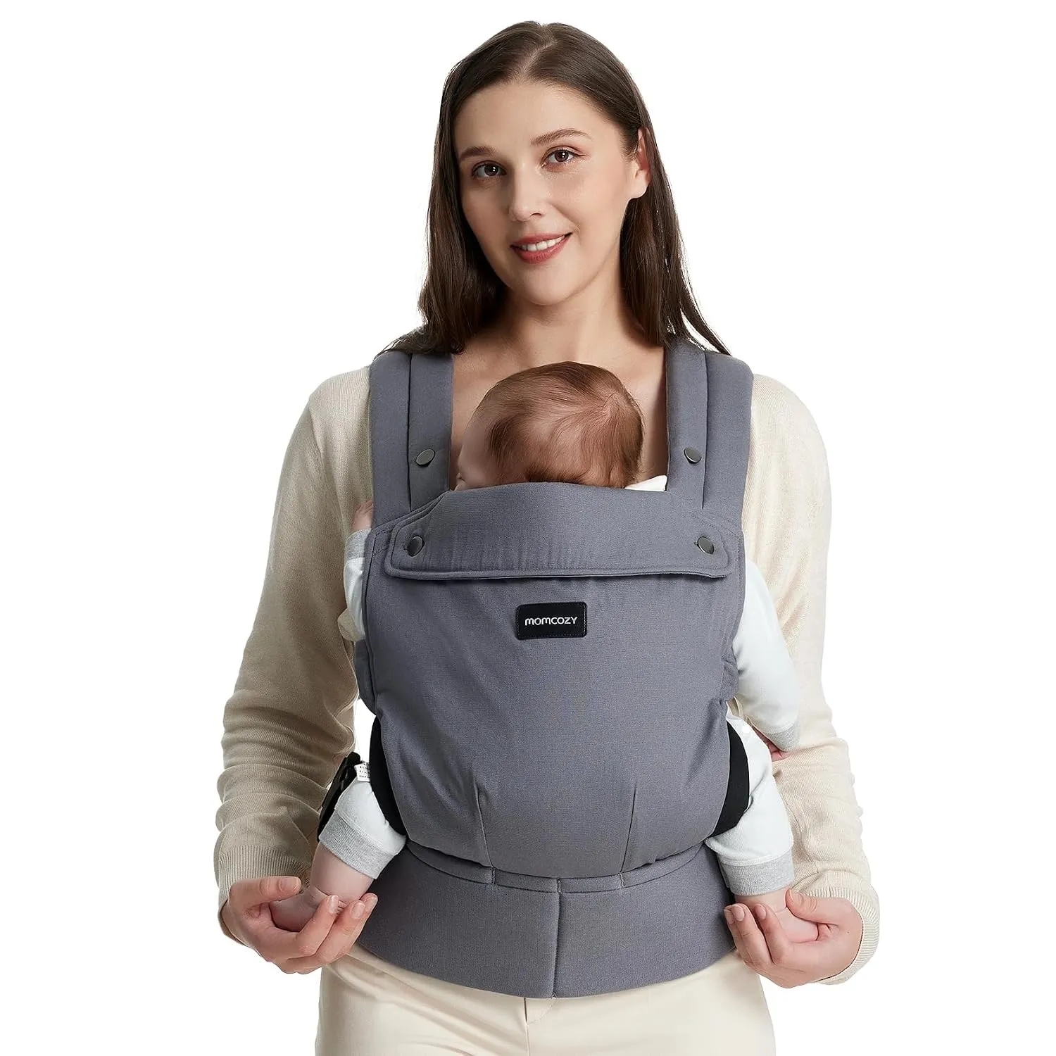 Momcozy Babytrage 100% Baumwolle ab Geburt