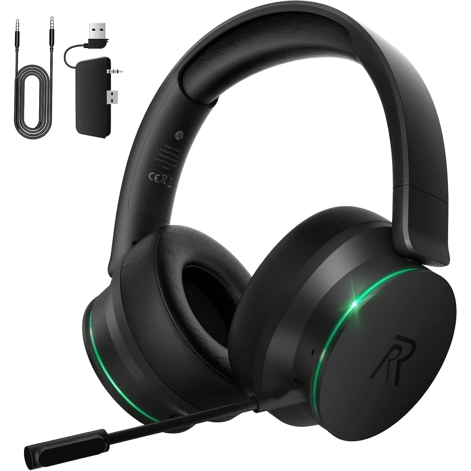 Wireless Gaming Headset für Xbox Series X|S, Xbox One, PS5, PS4, Noise Cancelling Bluetooth 5.3 Kabelloses Gaming Kopfh…