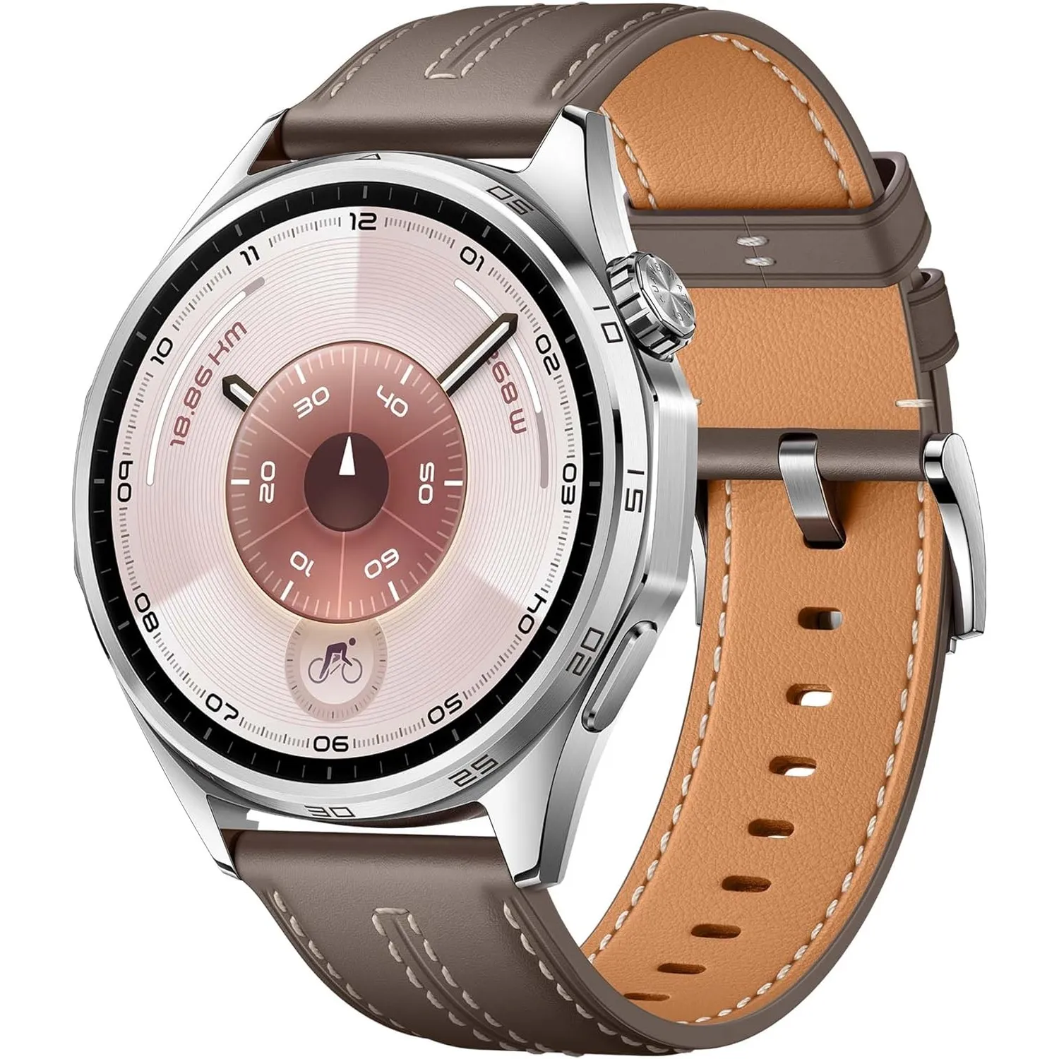 HUAWEI Watch GT 6 Smartwatch, GPS, 1,47" AMOLED-Display, Bis zu 21 Tage Akkulaufzeit, Radfahren, 100+ Sportmodi, Kompat…