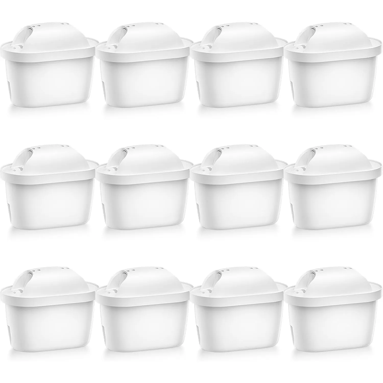 Wasserfilter Kartuschen 12 Stück, Filterkartuschen Ersatz Kompatibel mit Brita® Maxtra+® Plus Maxtra Pro® All-in-1 Kann…
