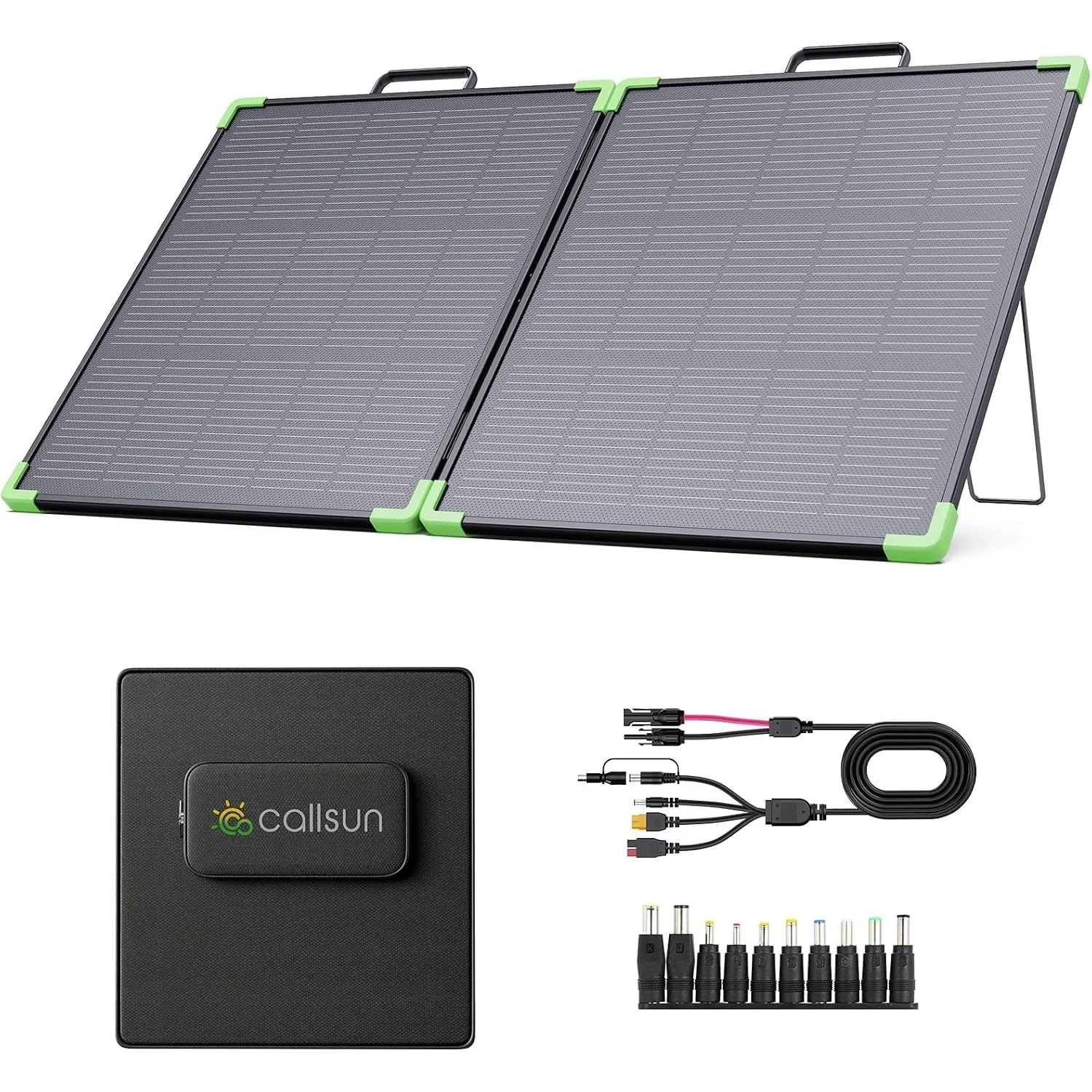 100W Tragbares Bifaziales Solarpanel, N-Typ 16BB Mono-Solarzellen