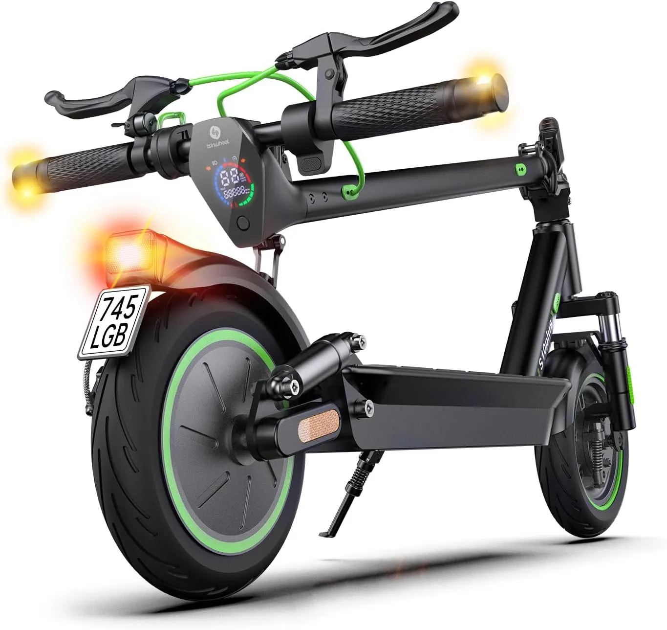 E Scooter with Road Approval, Max 60 km Range, E Scooter with Indicator, 10 Inch Electric Scooter with Damping and App,…
