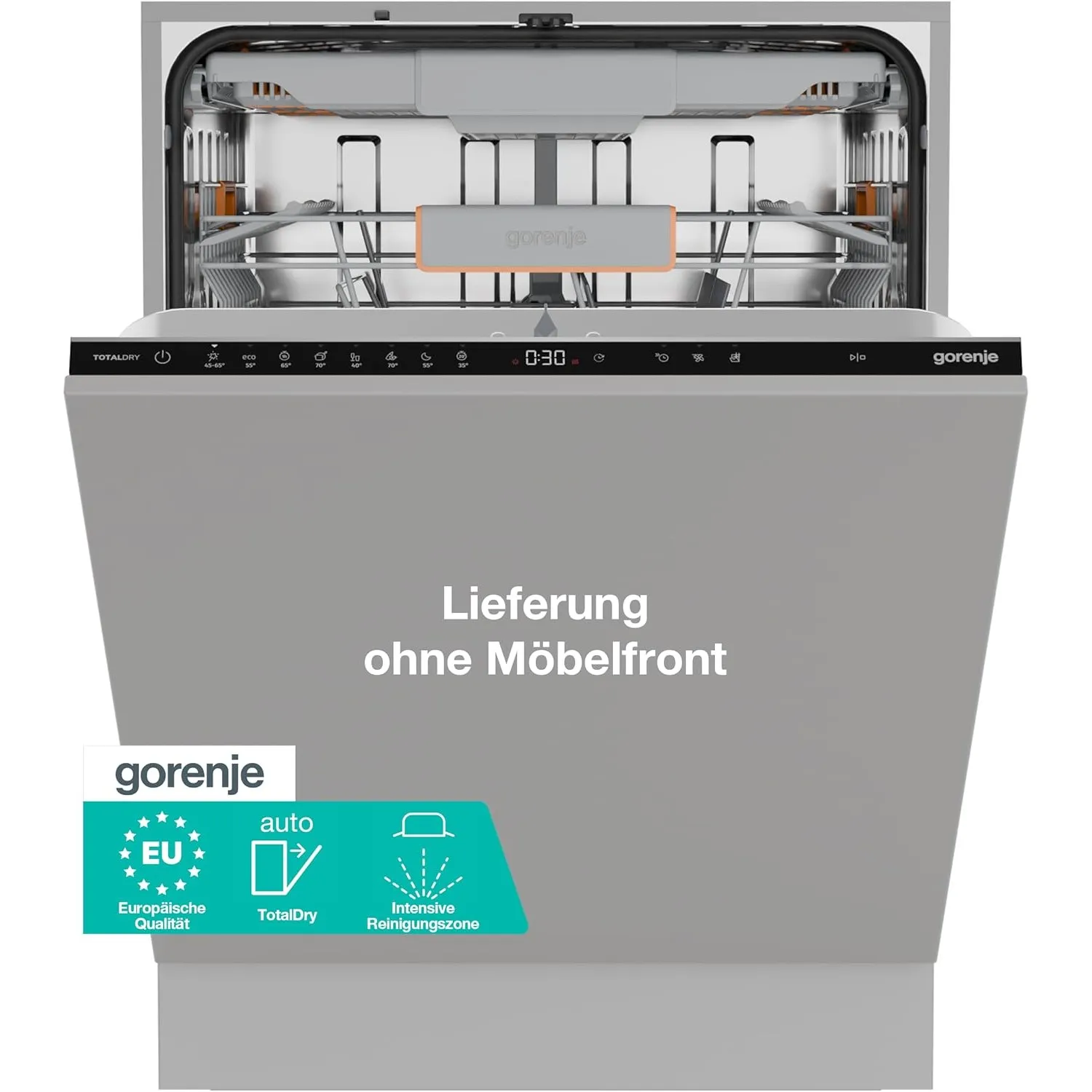 Gorenje GV16B Vollintegrierbar Geschirrspüler/60 cm/8 Programme/16 Maßgedecke/Europäische Qualität/Total AquaStop/Total…