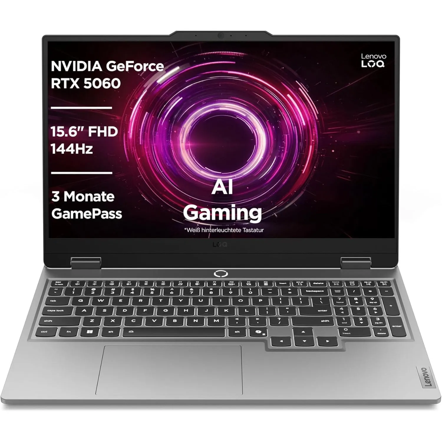 Lenovo LOQ Gaming AI Laptop | 15.6" Full HD 144Hz | NVIDIA GeForce RTX 5060 8GB | AMD Ryzen 7 250 | 16GB RAM | 1TB SSD …