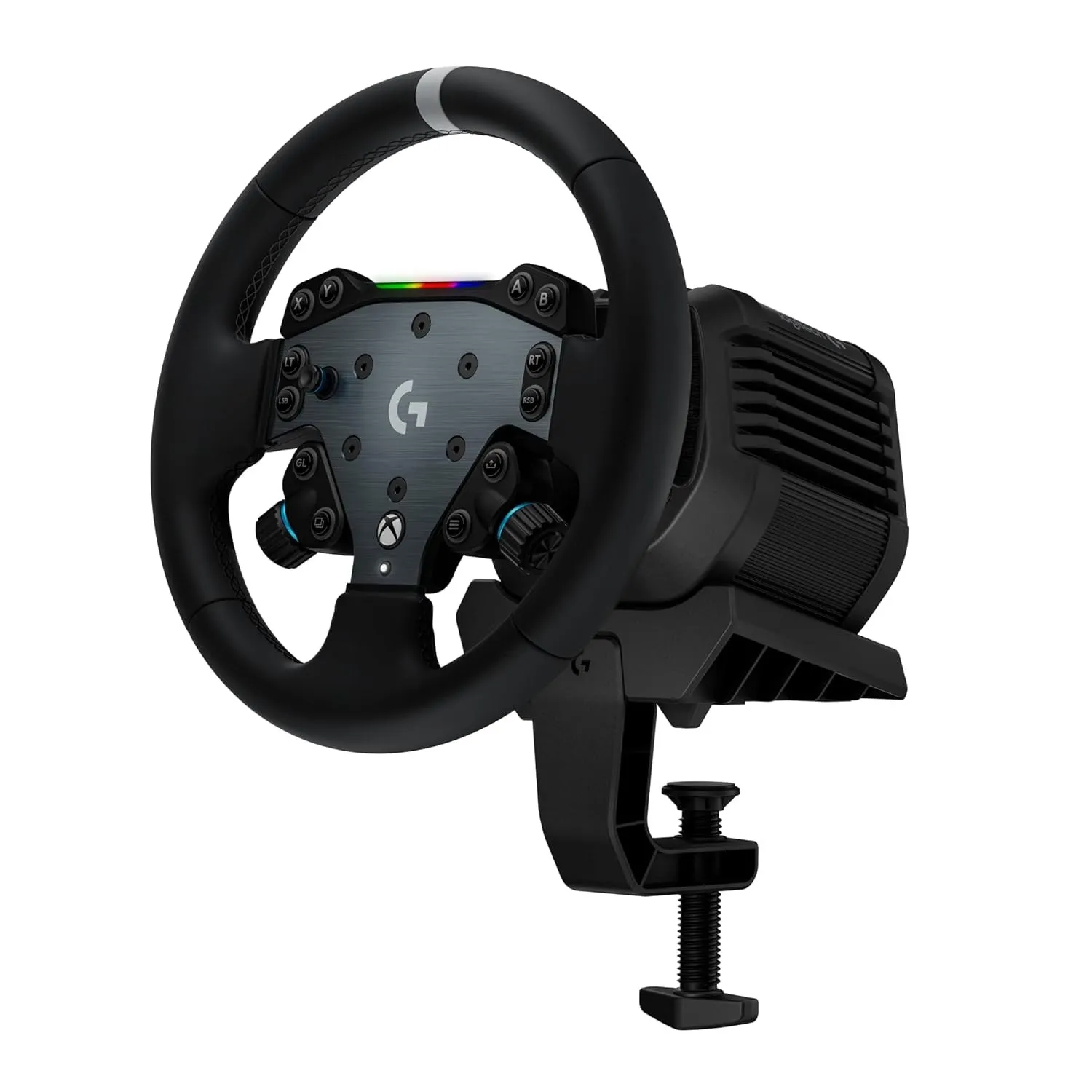 Logitech G RS50 System, 3-teiliges Racing-Lenkrad-Setup | RS50-Radbasis mit 8 Nm Direct Drive, RS Wheel Hub mit 13 Tast…