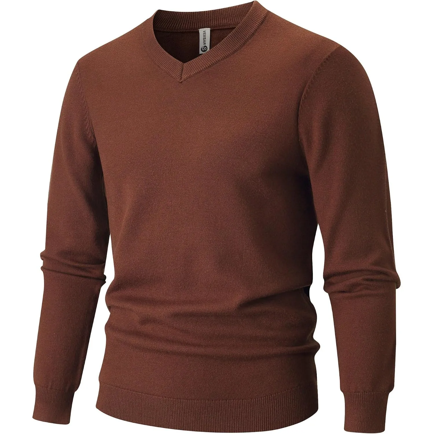 VEIISAR Herren Pullover mit V-Ausschnitt 360g - Dicke Variante - Pullover Wärme für Herbst/Winter - Weicher Bequemer St…