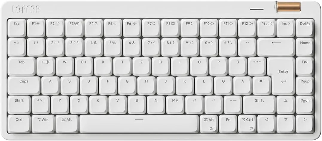 LOFREE Flow Lite84 Tasten Low Profile Mechanische Tastatur (Deutsches Layout QWERTZ) - Kabellos Bluetooth/2.4G/Kabel, S…