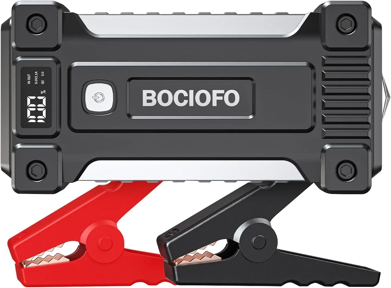 Starthilfe Powerbank für pkw, 6000A Auto Starthilfe Powerbank 12V (Bis zu 10L Benzin/10L Diesel), Booster Auto Starthil…