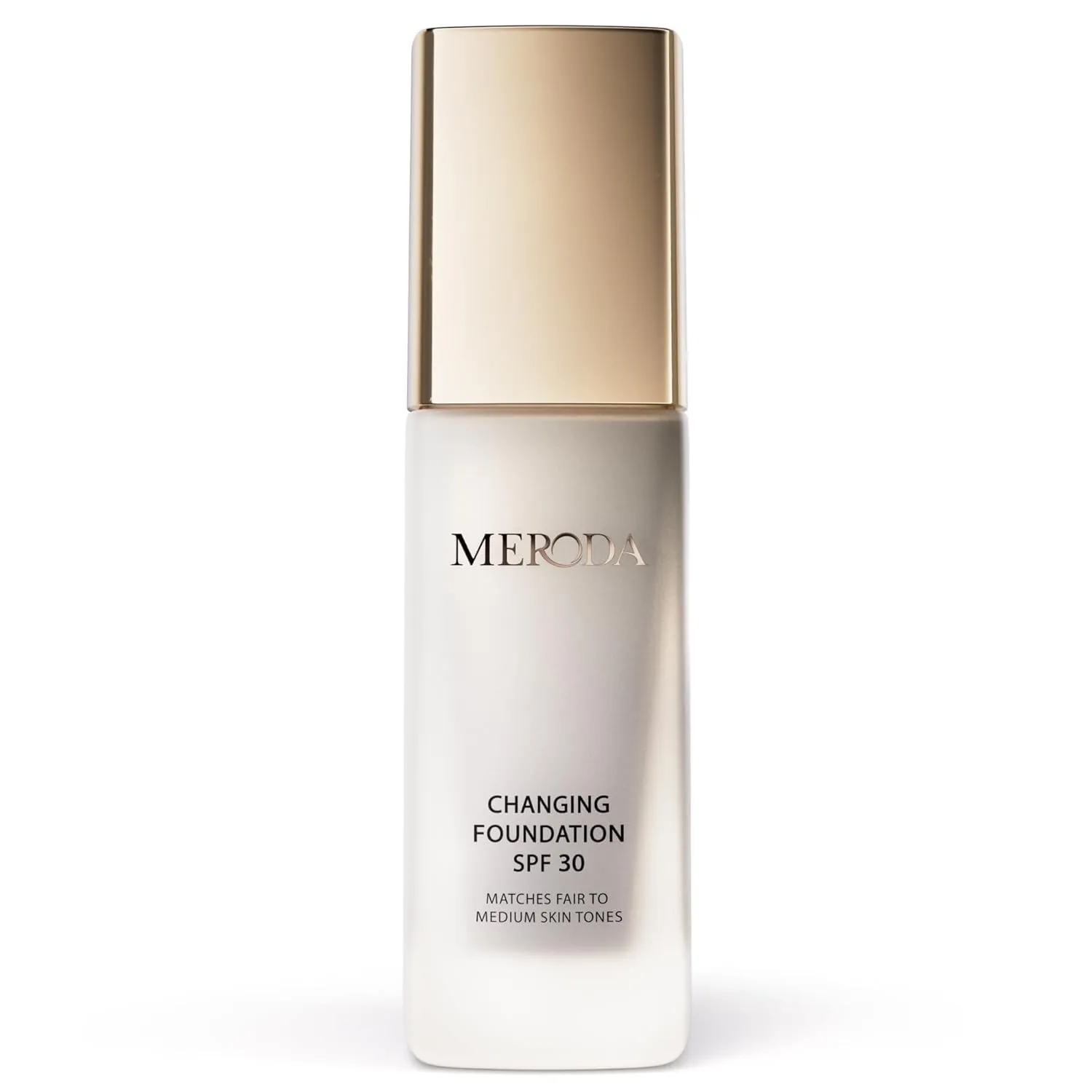 MERODA® Changing Foundation SPF 30 [LIGHT TO MEDIUM SKIN] - Foundation Color Changing - Farbwechselnde Foundation für R…
