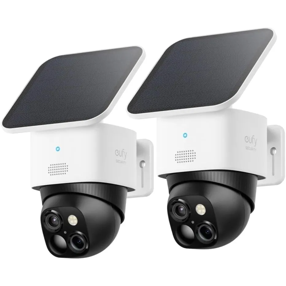 eufy SoloCam 2 Pack, Überwachungskamera Außen, ohne ABO, 360°-Überwachung