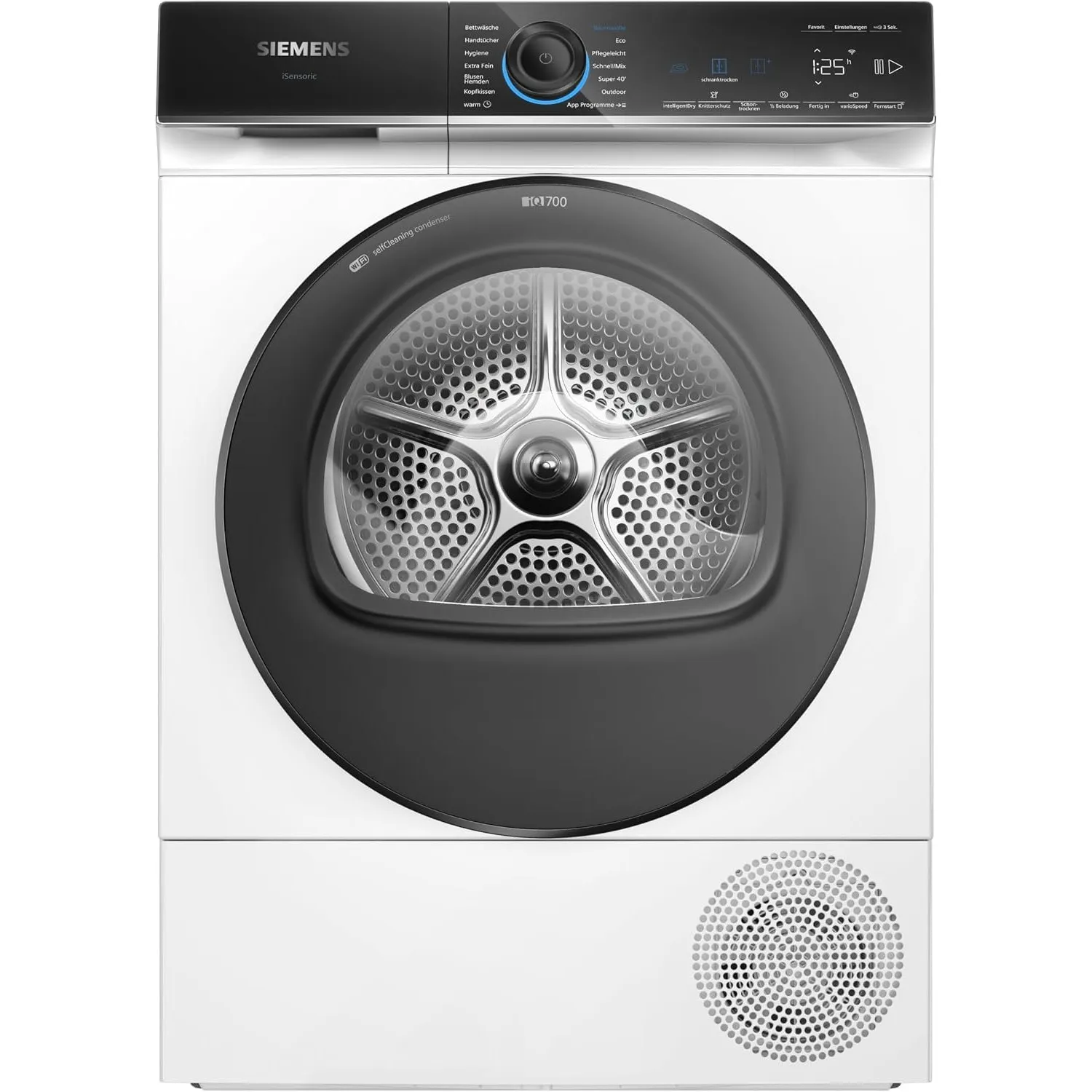 Siemens iQ700 Smarter Wärmepumpentrockner 9 kg selbstreinigend WQ46B2D0AM