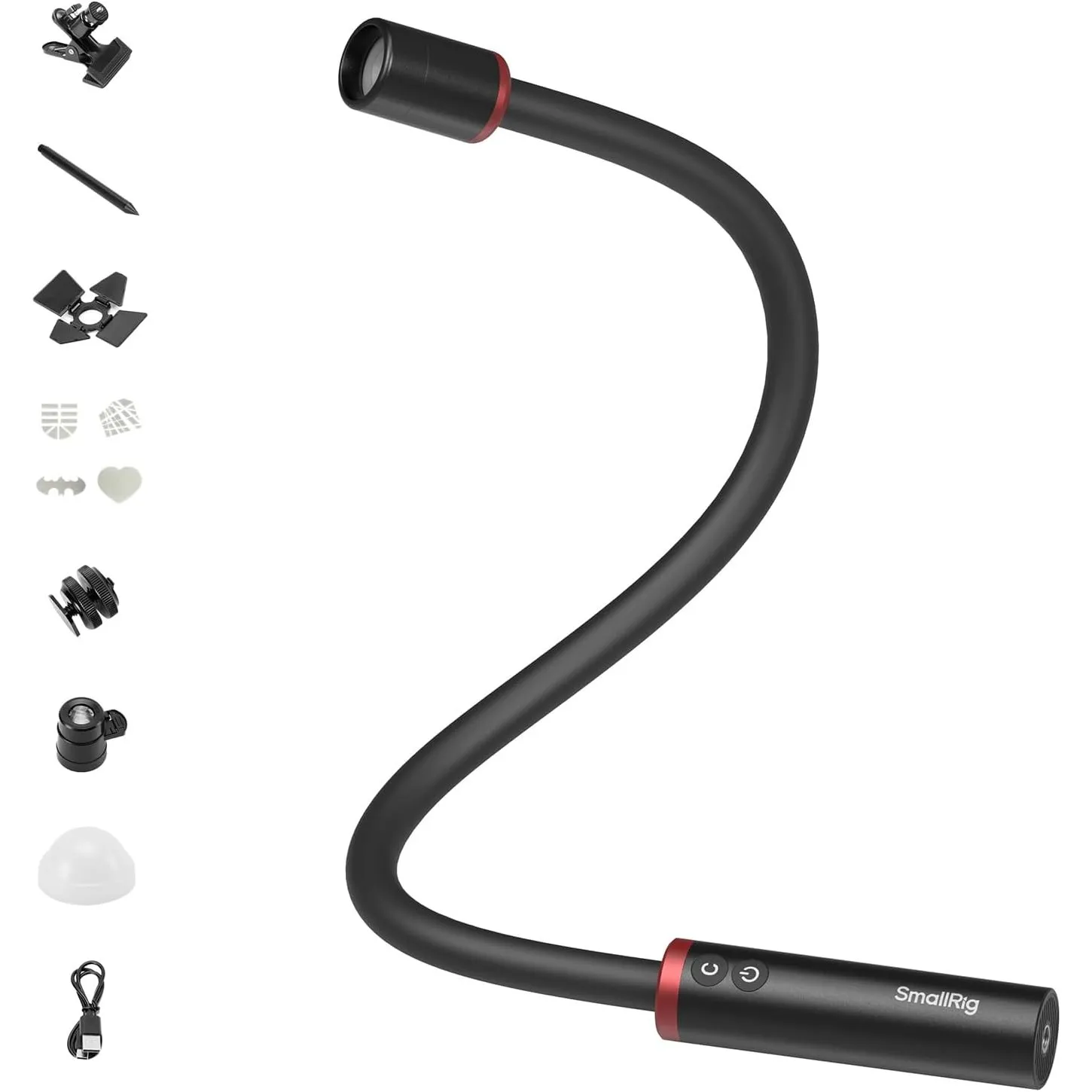 SMALLRIG RM03 IP54 Makrofotografie LED Licht, Einstellbarer Abstrahlwinkel