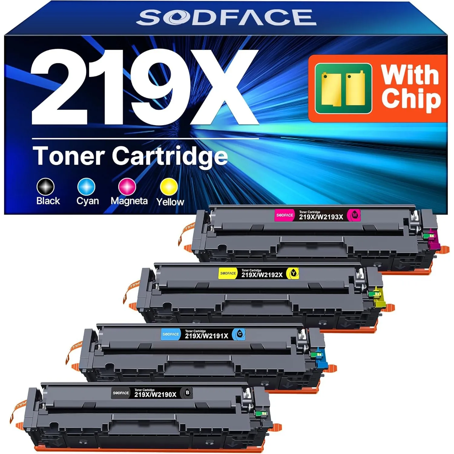 219X Kompatibel für HP 219X für HP Color LaserJet Pro MFP 3202FDWG Toner