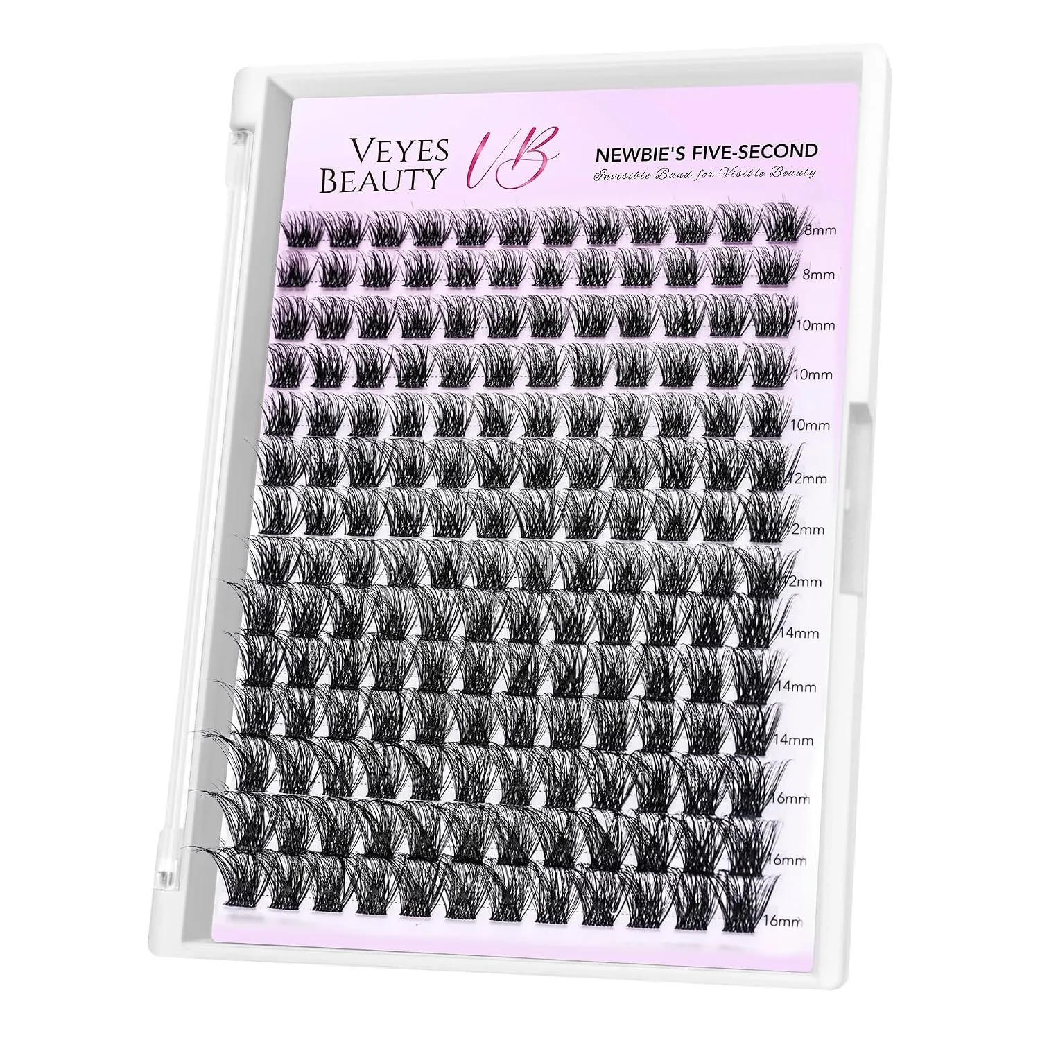 VEYESBEAUTY Wimpern Extensions Cluster Lash Extension Siren 8-16mm