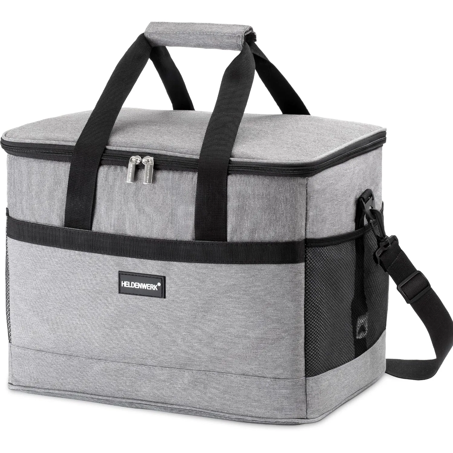 HELDENWERK® Kühltasche groß faltbar bis zu 12h Kühlleistung auslaufsicher | Kühlbox wasserdicht, Lebensmittelecht, Robu…