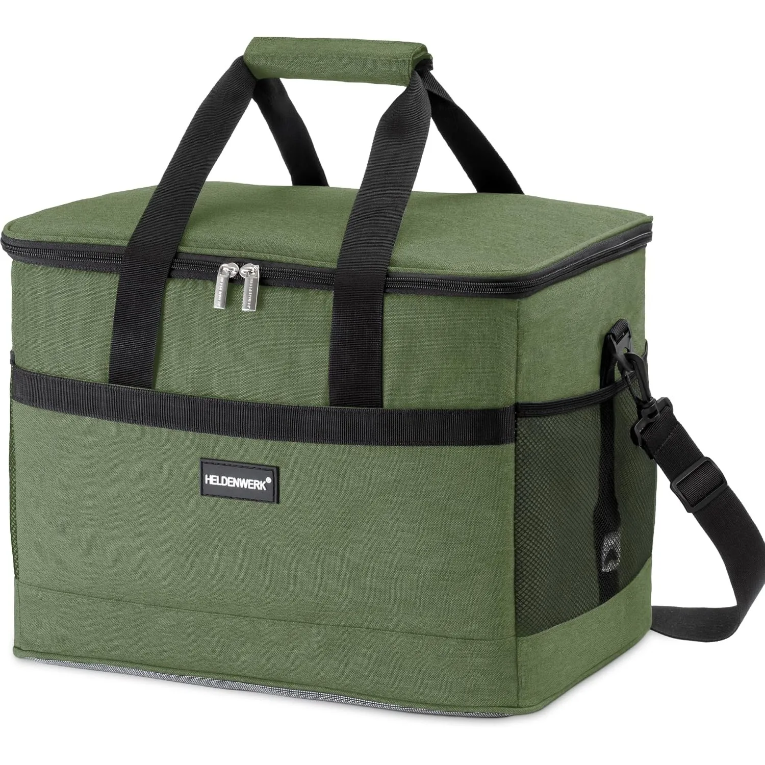 HELDENWERK® Kühltasche groß faltbar bis zu 12h Kühlleistung auslaufsicher | Kühlbox wasserdicht, Lebensmittelecht, Robu…