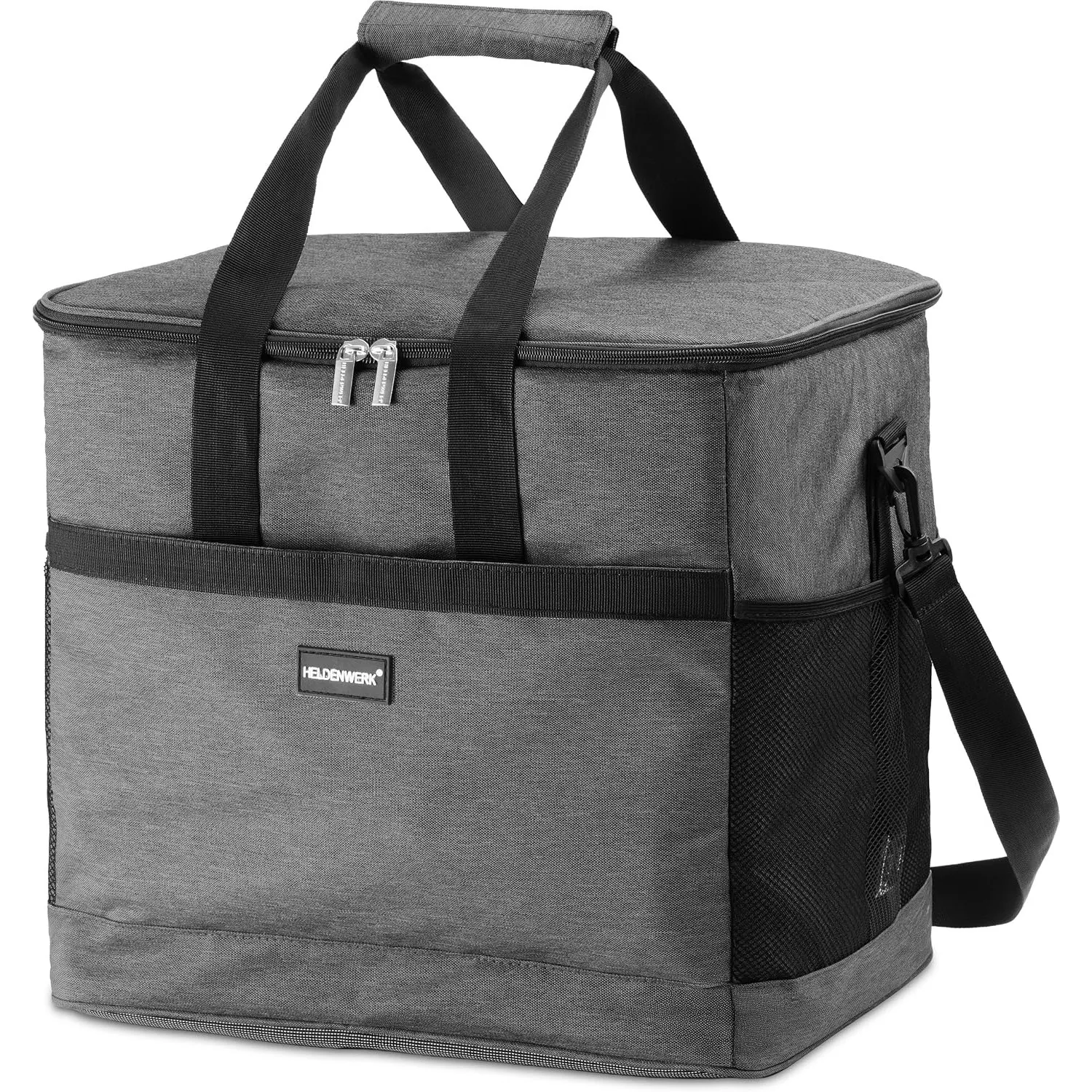 HELDENWERK® Kühltasche groß faltbar bis zu 12h Kühlleistung auslaufsicher | Kühlbox wasserdicht, Lebensmittelecht, Robu…