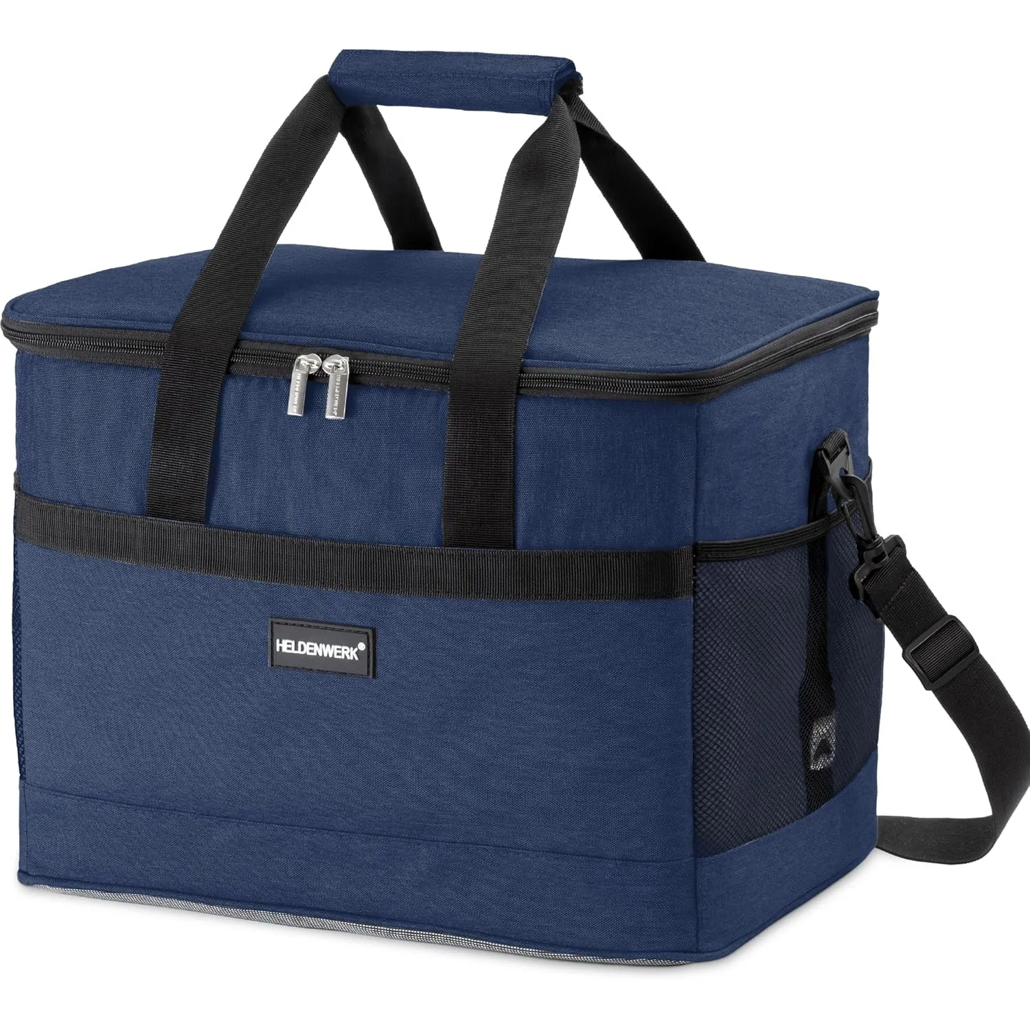 HELDENWERK® Kühltasche groß faltbar bis zu 12h Kühlleistung auslaufsicher | Kühlbox wasserdicht, Lebensmittelecht, Robu…