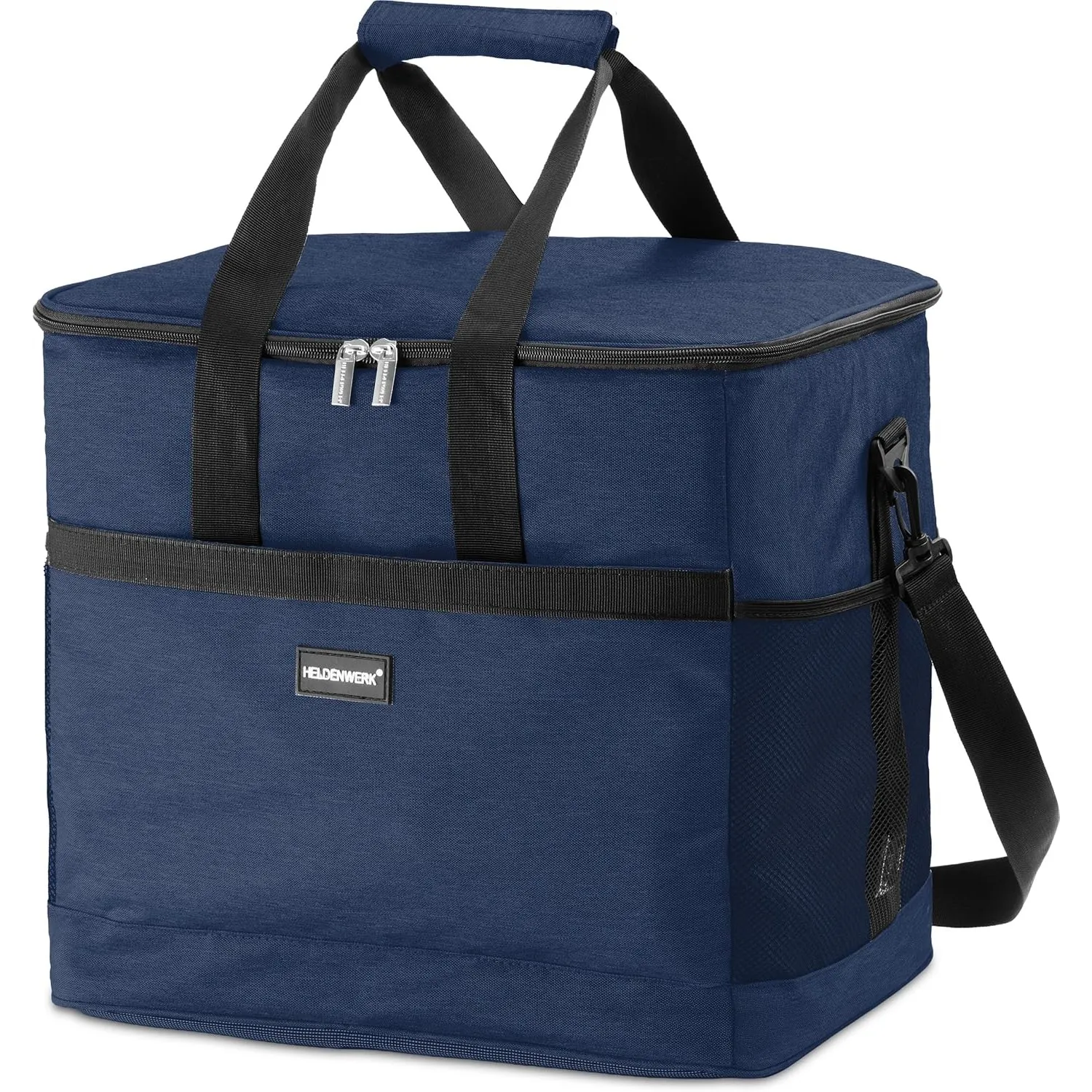 HELDENWERK® Kühltasche groß faltbar bis zu 12h Kühlleistung auslaufsicher | Kühlbox wasserdicht, Lebensmittelecht, Robu…