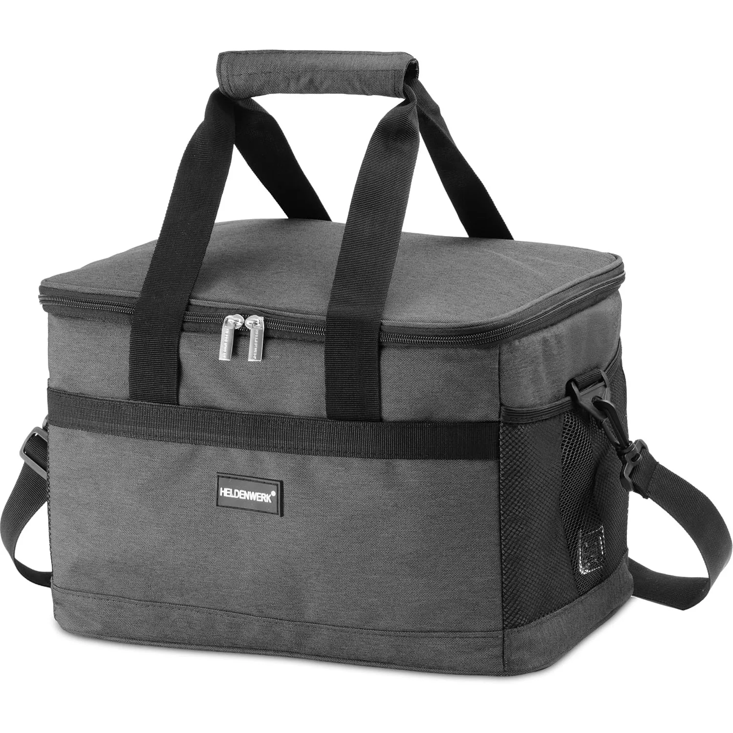 HELDENWERK® Kühltasche groß faltbar bis zu 12h Kühlleistung auslaufsicher | Kühlbox wasserdicht, Lebensmittelecht, Robu…