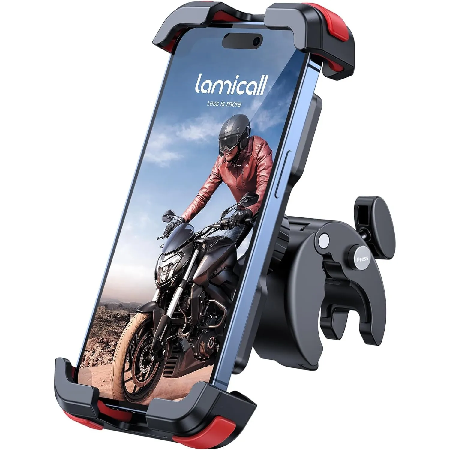 Lamicall Handyhalterung Motorrad, Handyhalter Fahrrad Lenker Halterung