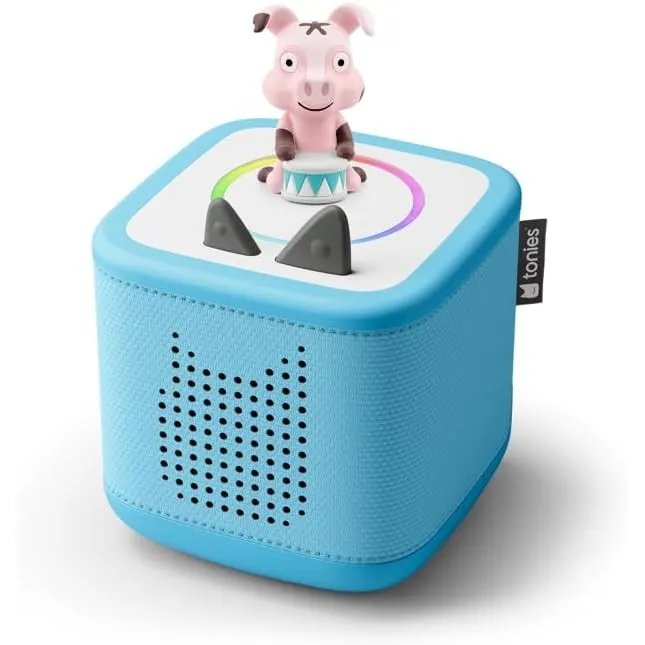tonies Toniebox 2 Bundle Incl. 1 Lieblings-Kinderlieder, Himmelblau, Audioplayer für Hörbücher, Lieder, Einschlafen und…