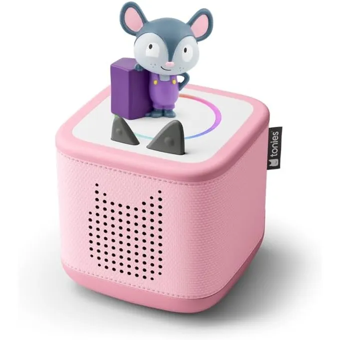 tonies Toniebox 2 Bundle Incl. 1 Lalalinos Scout - Musik und Abentuer, Pink, Audioplayer für Hörbücher, Lieder, Einschl…