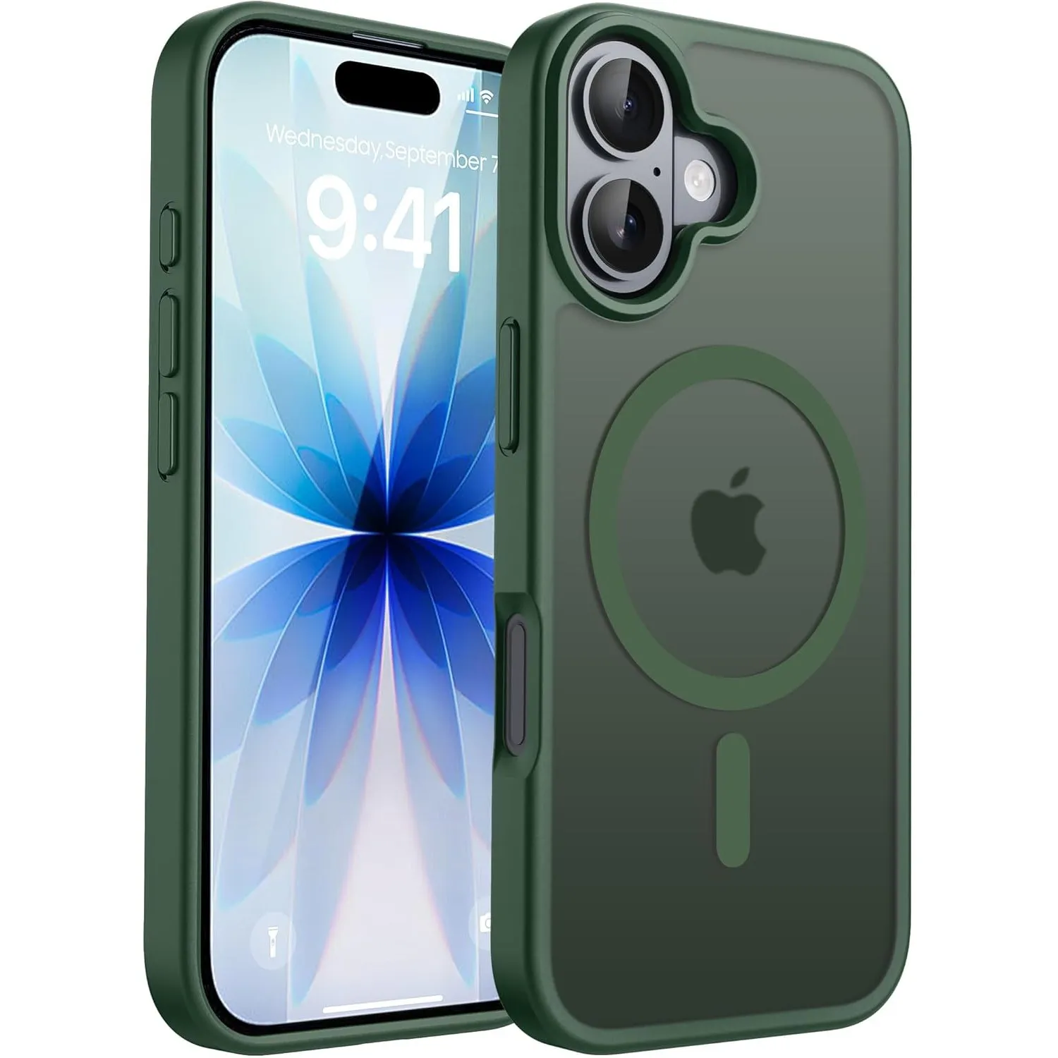 CACOE für iPhone 17 Hülle Kameraschutzend, Kompatibel mit MagSafe, Stoßfest Kratzfest Magnetisch Rückseite Handyhülle f…