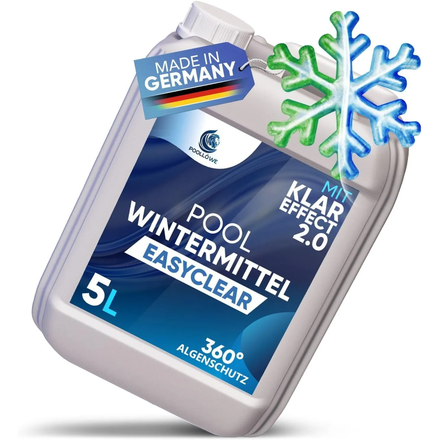 PoolLöwe® EASYCLEAR Pool Wintermittel flüssig 5L | Überwinterungsmittel