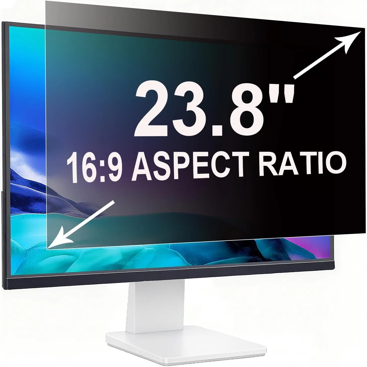 Sichtschutzfolie für 23.8 Zoll 16:9 (52.8x29.7cm) Monitor