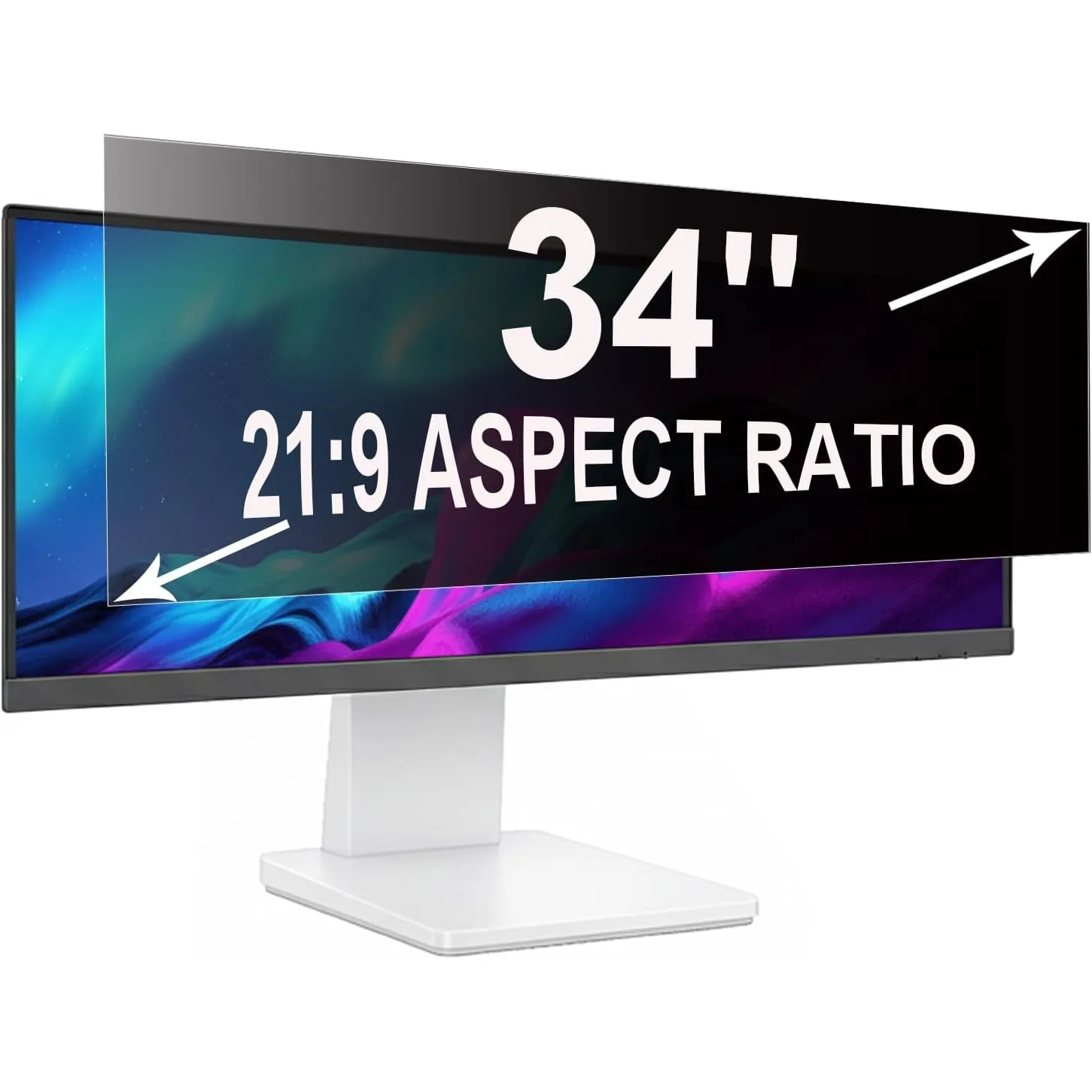 Sichtschutzfolie für 34 Zoll 21:9 (79.8x34cm) Monitor