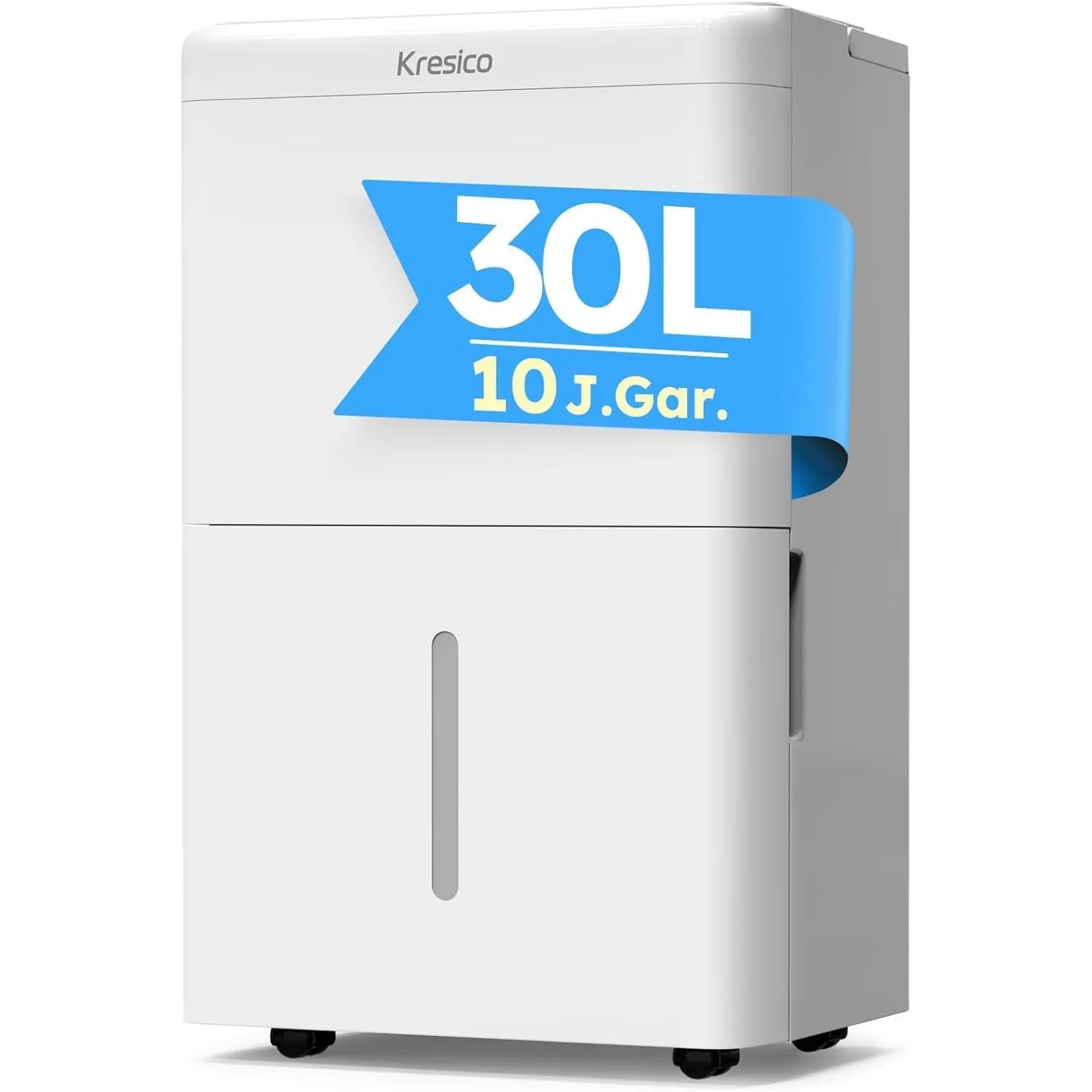 Kresico xWolei Luftentfeuchter elektrisch 30L, Entfeuchter elektrisch, Luftentfeuchter Keller für Räume bis zu 245m³/90…