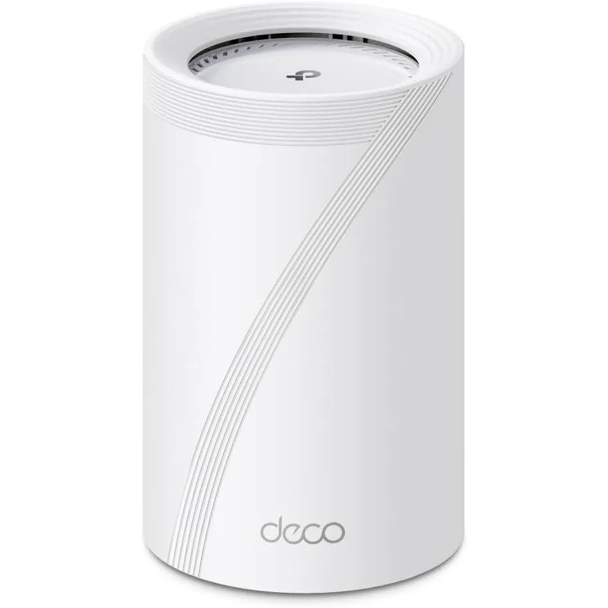 TP-Link Deco BE68(1-Pack) Wi-Fi 7 Mesh WLAN BE14000 Tri-Band, 8 Streams, MLO, 1×10G Ports + 1×2,5G Port + 1×Gigabit Por…