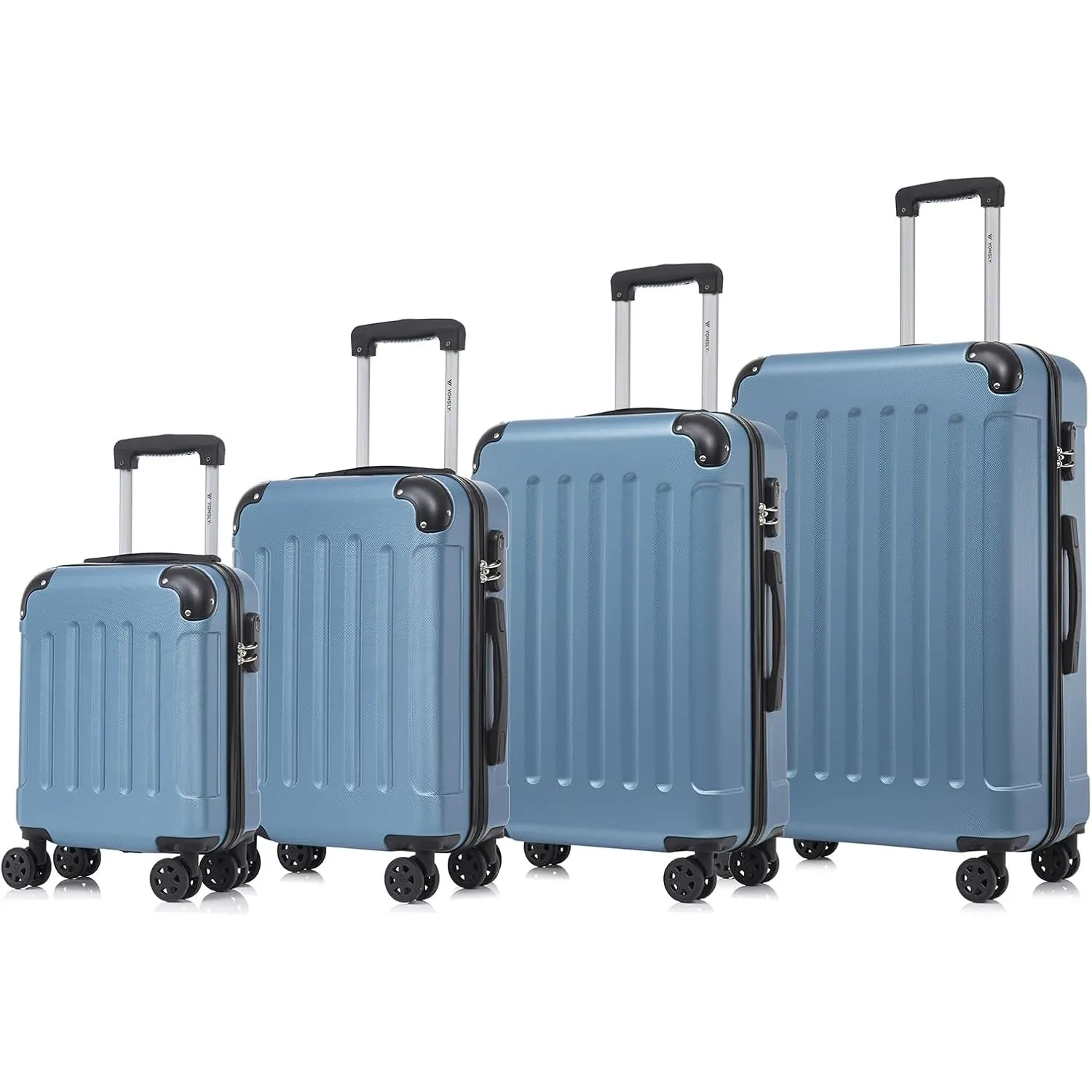 Koffer Suitcase Set, Trolley Reisekoffer, Rollkoffer Handgepäck, Kofferset, Gepäckset mit 4 Rollen 360°, Hartschalenrei…