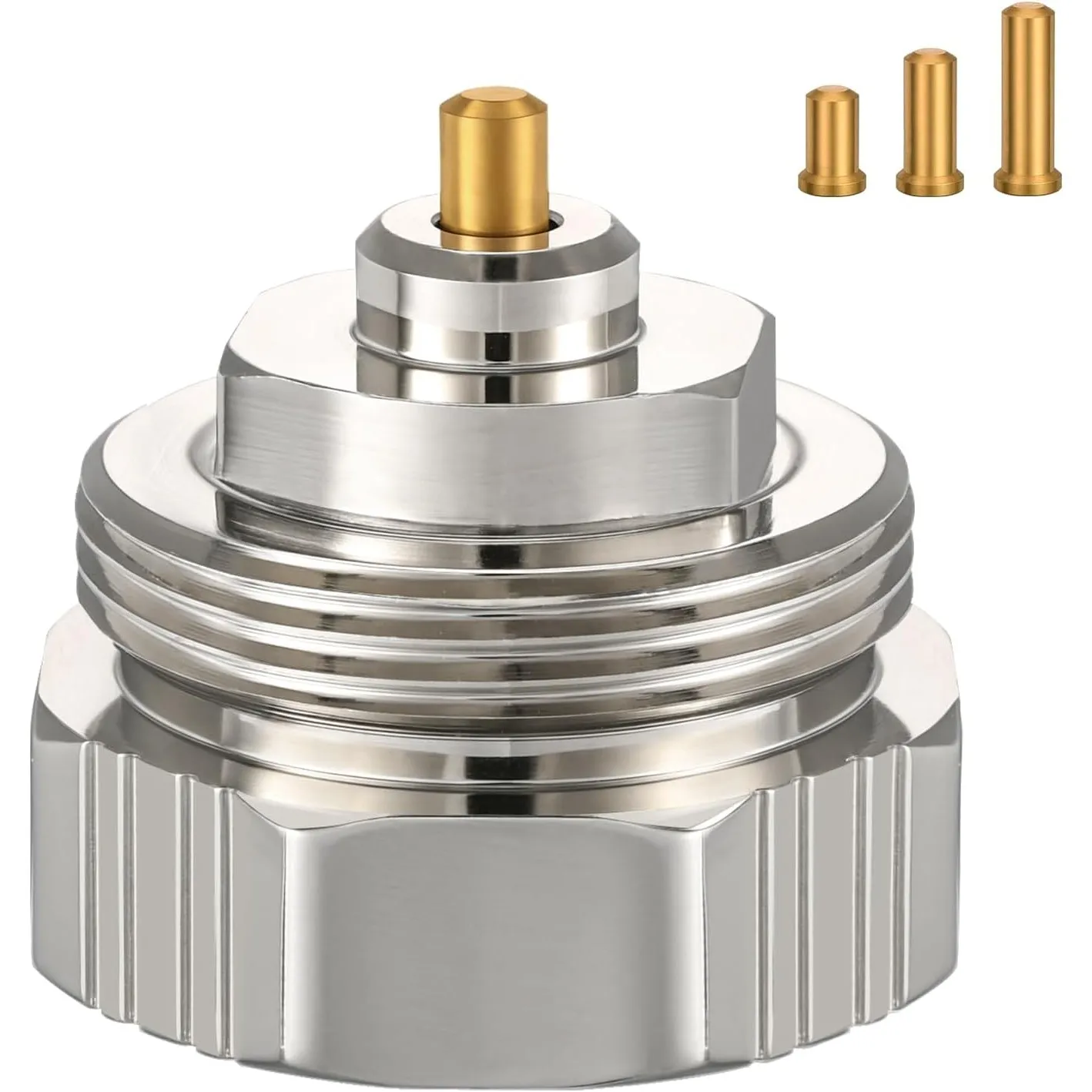 Ancable Heizkörperadapter M30x1.0 auf M30x1.5 für Oventrop Ventile 1011445 - Thermostatventil Feingewinde Adapter für T…