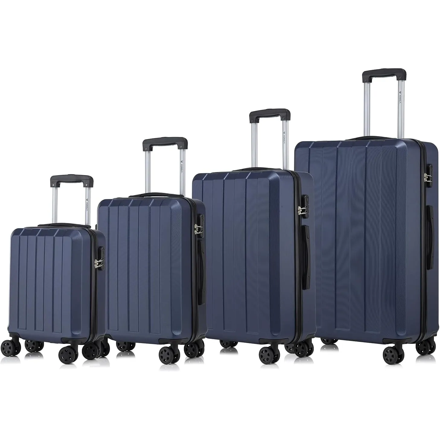 Trolley Reisekoffer Suitcase Set, Travel Rollkoffer Handgepäck, Kofferset, Gepäckset Hartschalenreisekoffer mit 4 Rolle…