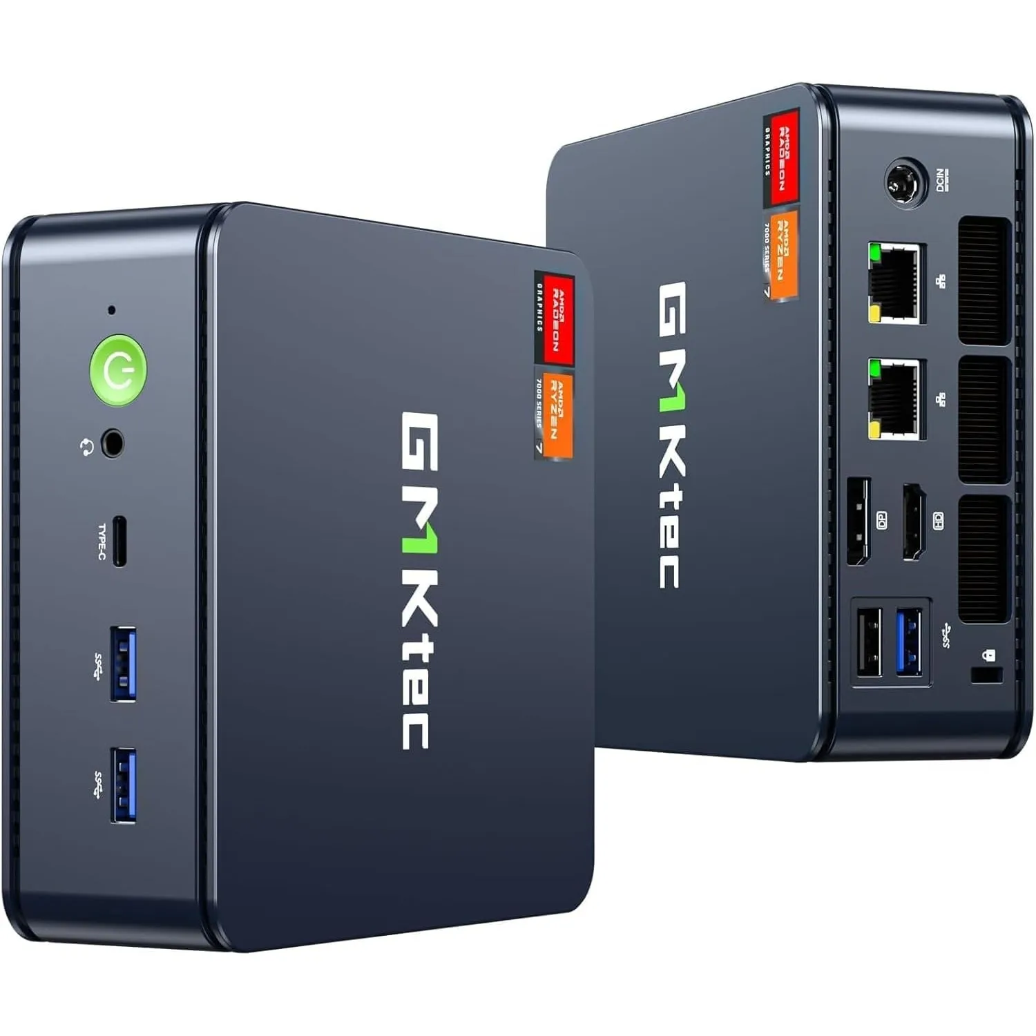 GMKtec M6 Ultra Gaming Mini-PC Ryzen 7640HS (Upgrade von 6600H/6800U), 32GB DDR5 RAM 512GB SSD, Dual NIC LAN 2.5GbE Des…