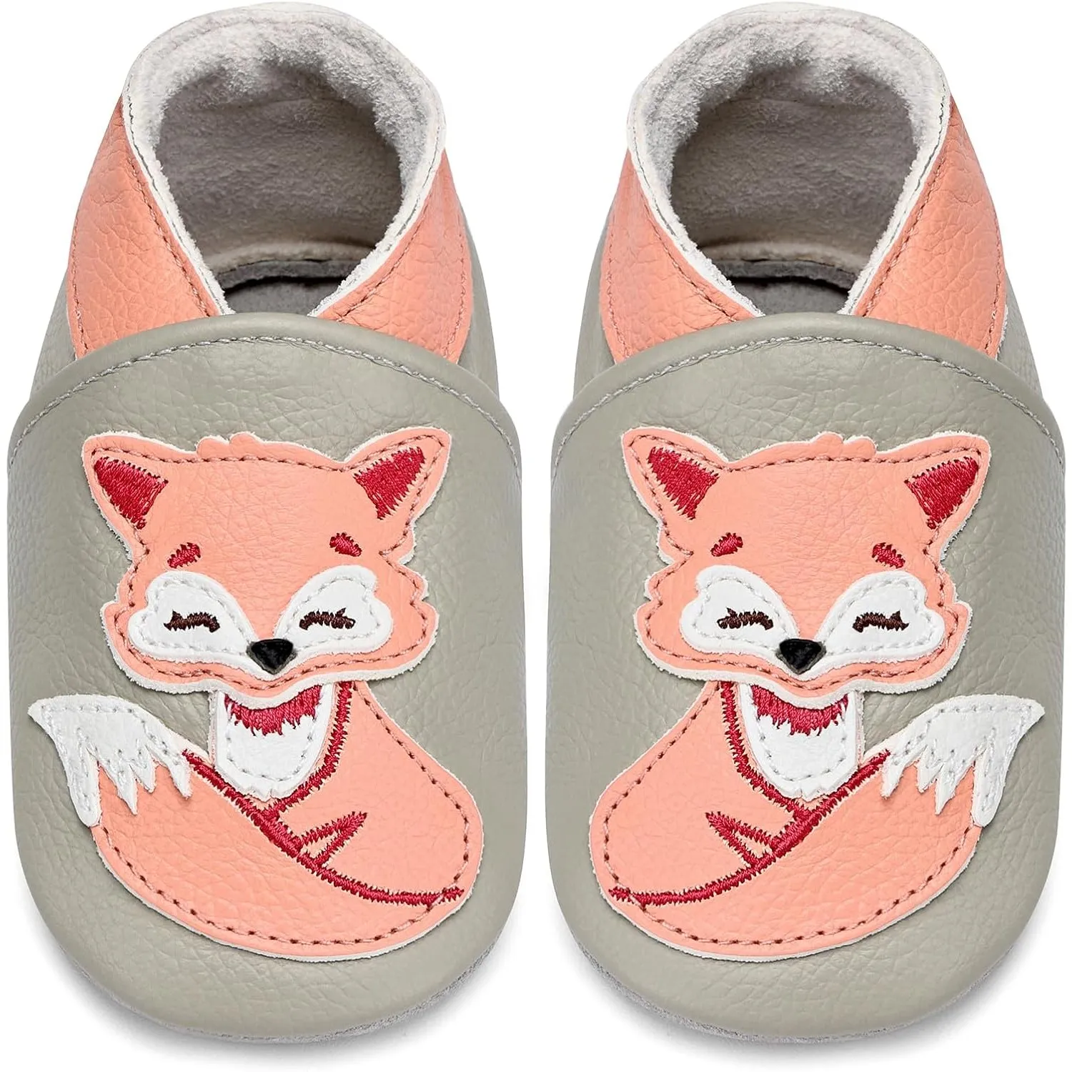 IceUnicorn Krabbelschuhe Baby Lauflernschuhe Jungen Mädchen Weicher Leder Babyhausschuhe Kleinkind Rutschfeste Ledersch…