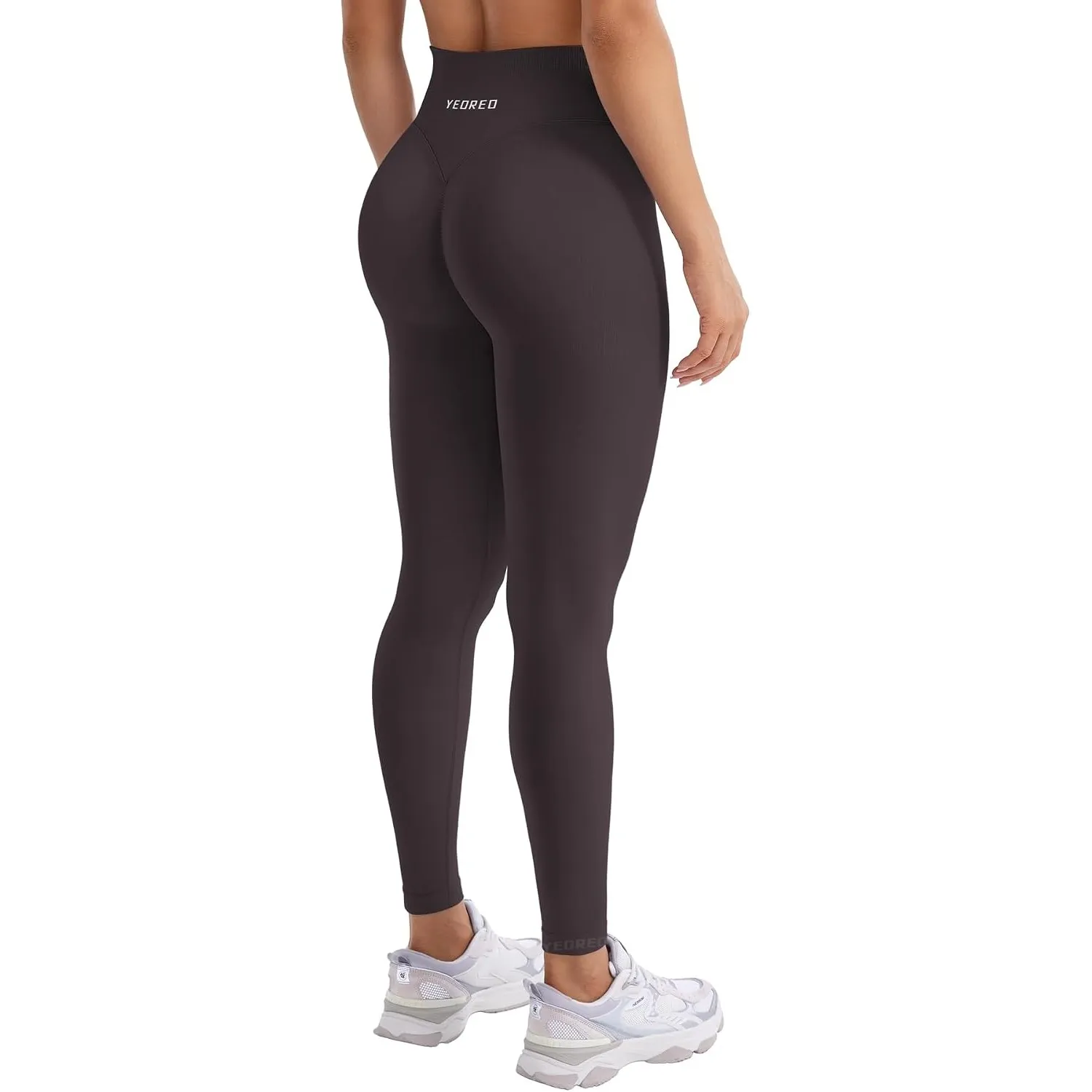 YEOREO Damen Sport Leggings Invisible Scrunch Butt Gym Leggings