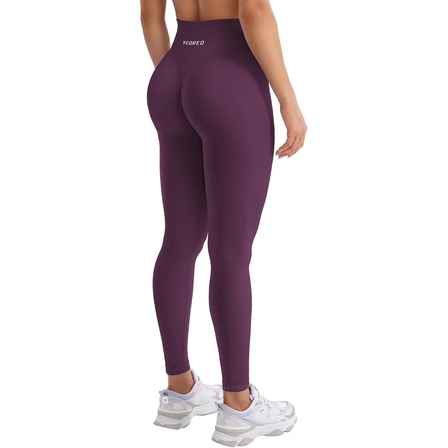 YEOREO Damen Sport Leggings Invisible Scrunch Butt Gym Leggings