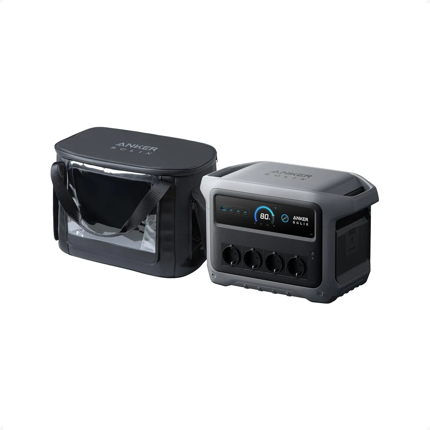 Anker SOLIX C1000 Gen 2 Tragbare Powerstation mit wasserfester Tragetasche