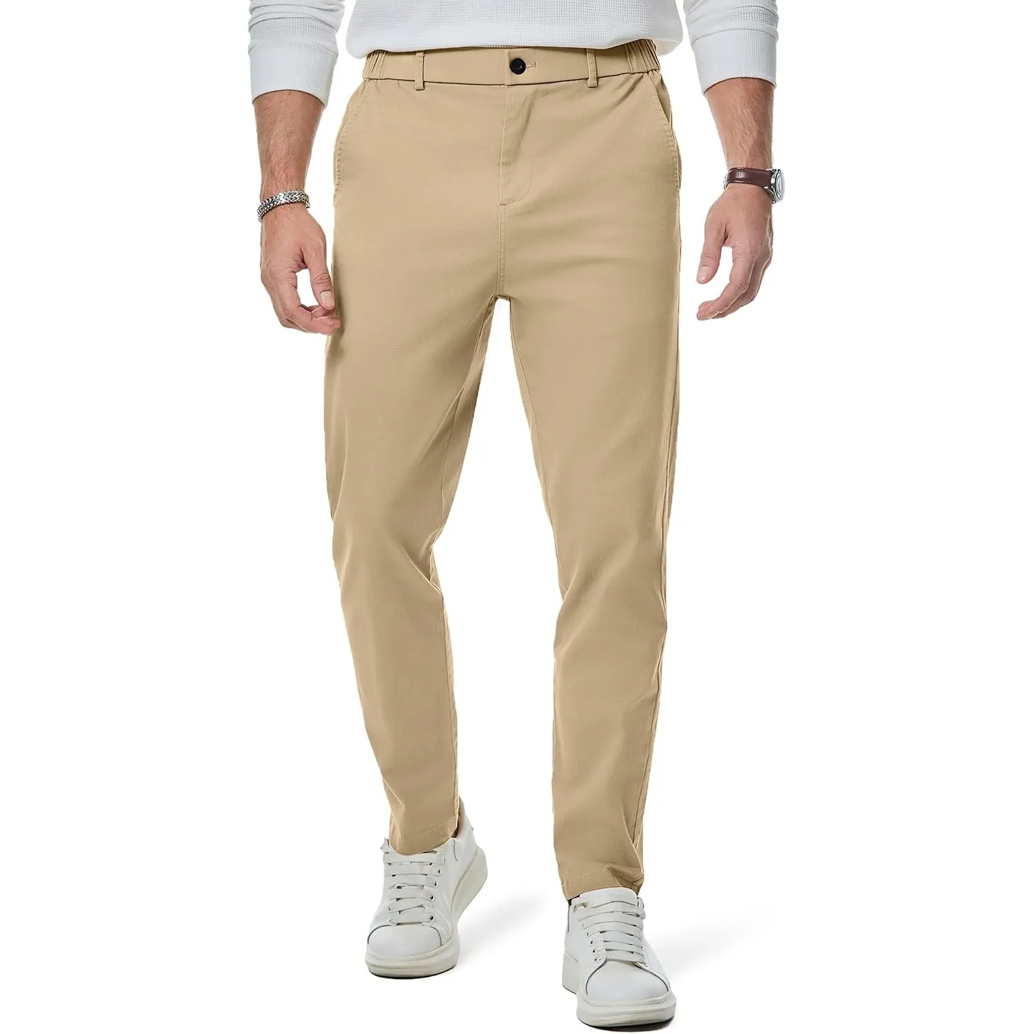 Elegancity Herren Chino Hose Casual Anzughose Stretch Hosen