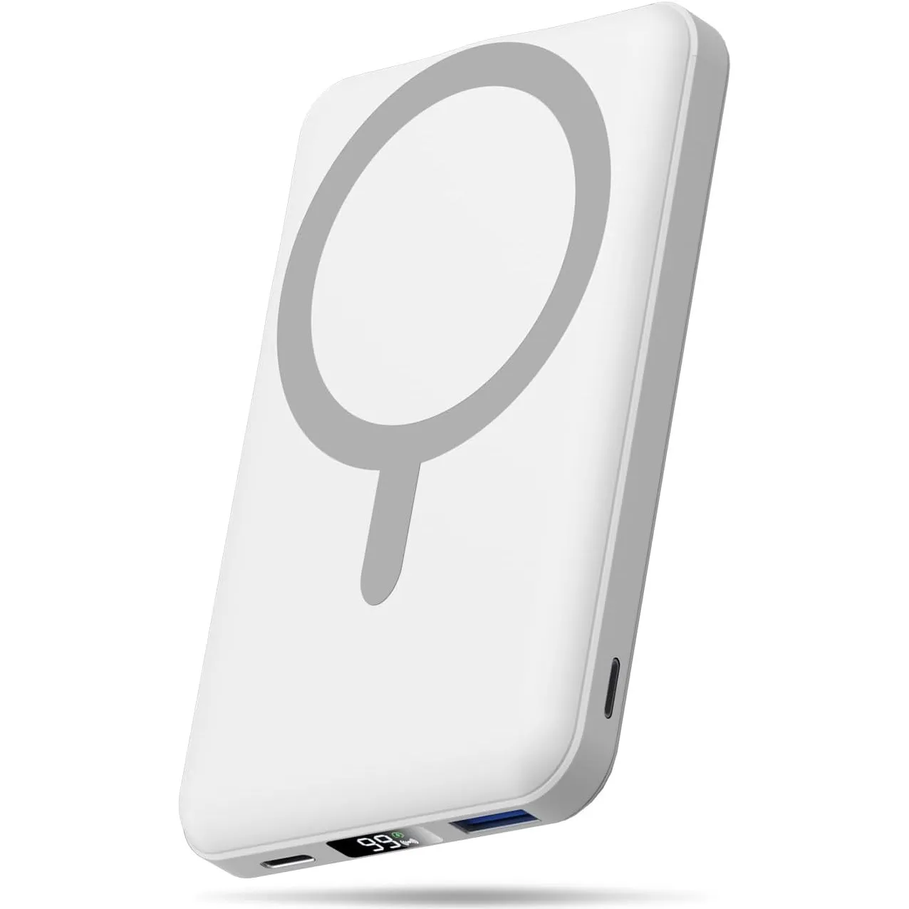 AOGUERBE for MagSafe Wireless Power Bank, Magnetische Powerbank 10000mAh mit USB C in&Out, 22,5W Schnellladung Akkupack…