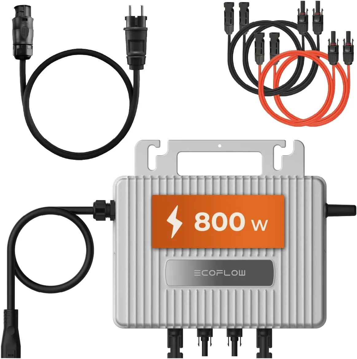 EcoFlow Stream Mikro-Wechselrichter 800W 0% VAT, Intelligenter Solarwechselrichter WLAN für Balkonkraftwerk, PV-Wechsel…