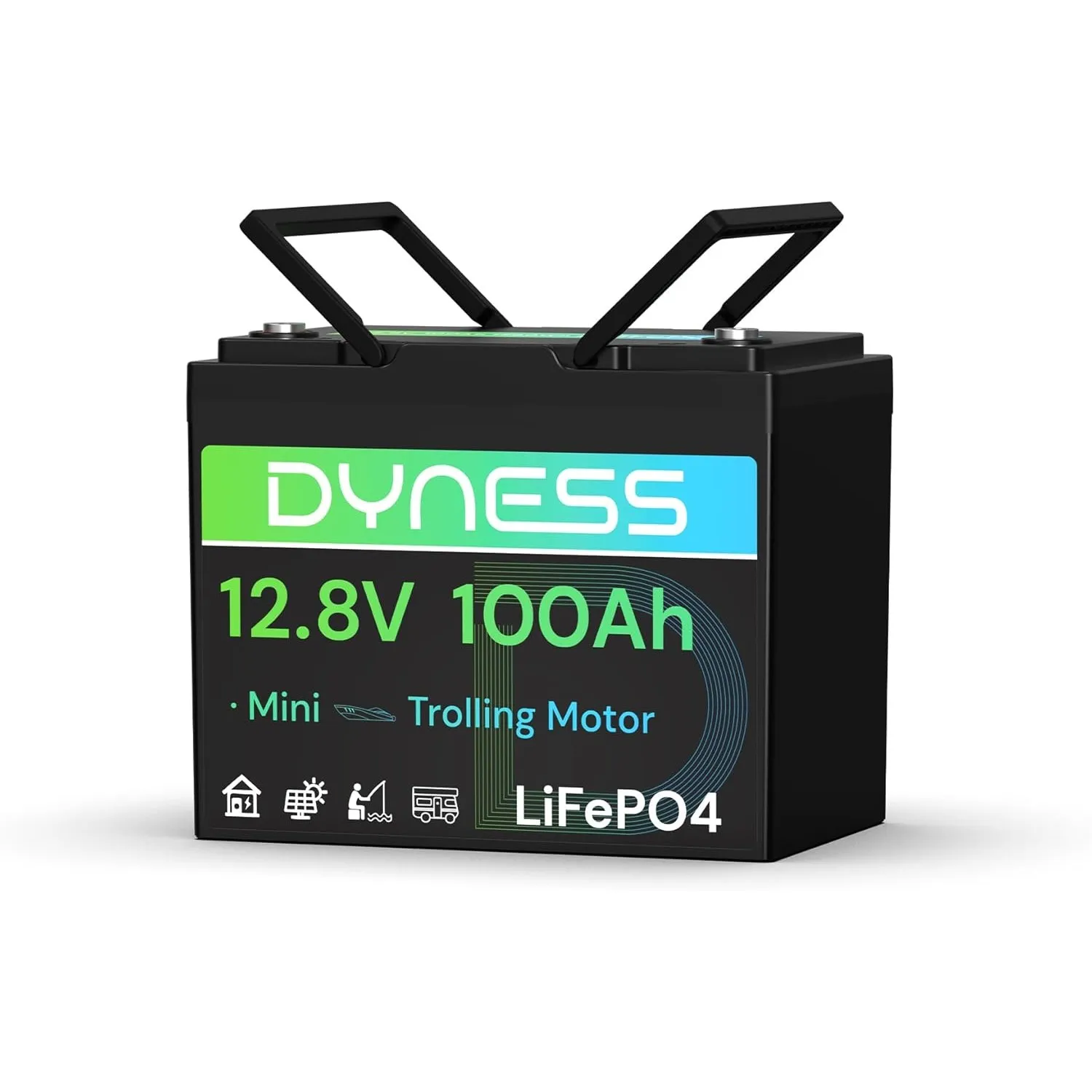 Dyness LiFePO4 12V 100Ah Lithium Batterie Mini mit 100A BMS, Niedertemperaturschutz – Ersatz für Bleibatterien für Boot…