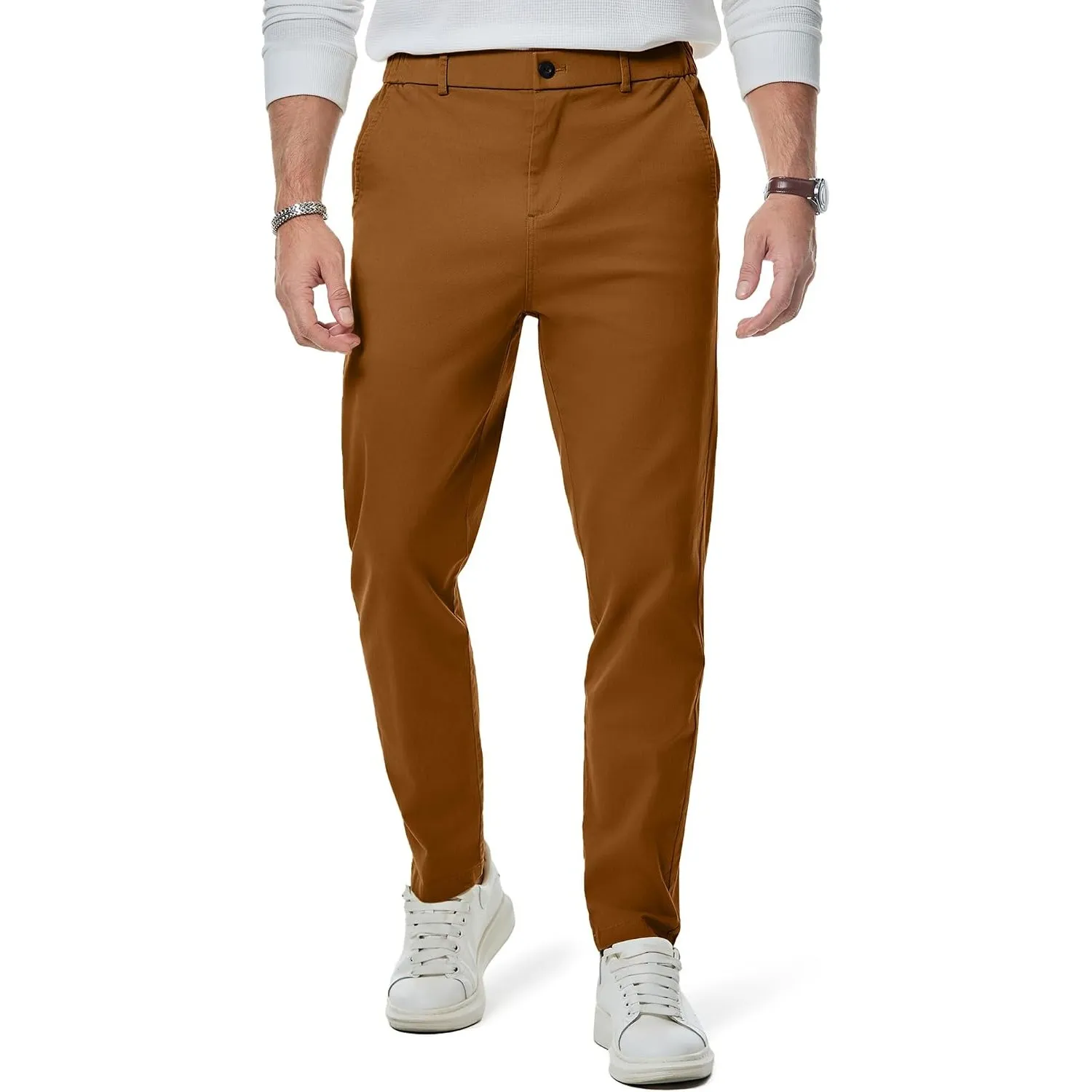 Elegancity Herren Chino Hose Casual Anzughose Stretch Hosen