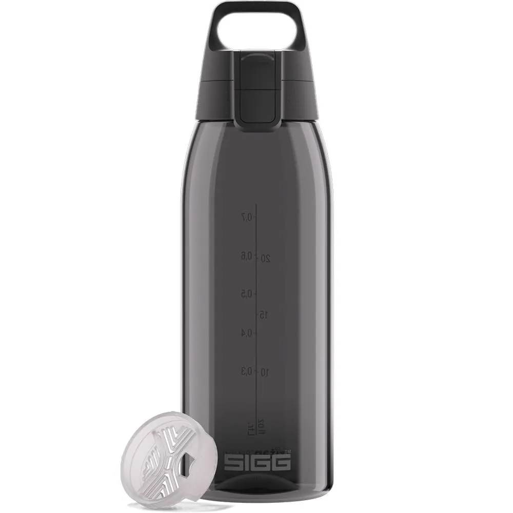 Sigg - Tritan Trinkflasche - Total Color ONE Anthracite - Für Kohlensäurehaltige Getränke Geeignet - Spülmaschinenfest …