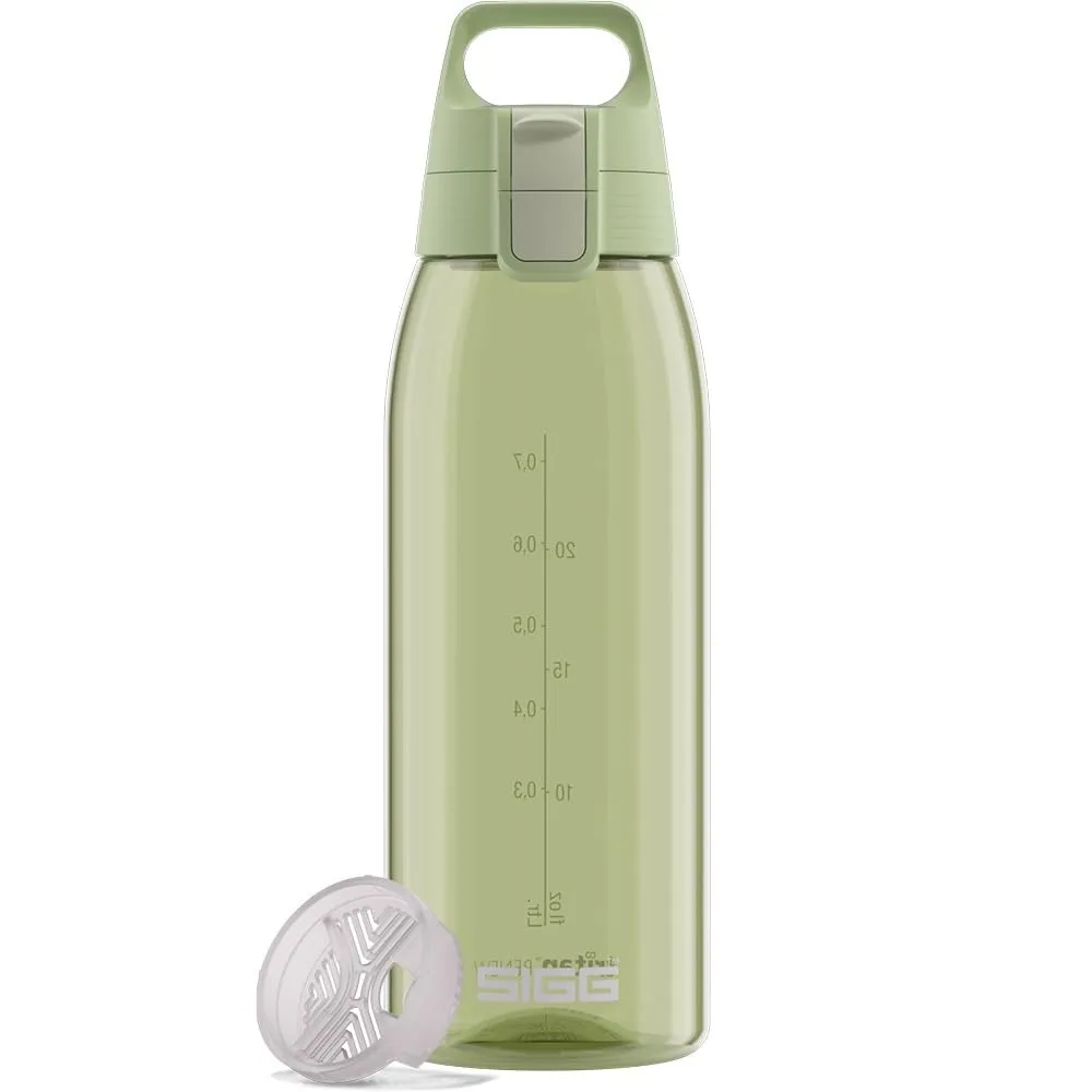 Sigg - Tritan Trinkflasche - Total Color ONE Eco Green - Für Kohlensäurehaltige Getränke Geeignet - Spülmaschinenfest -…